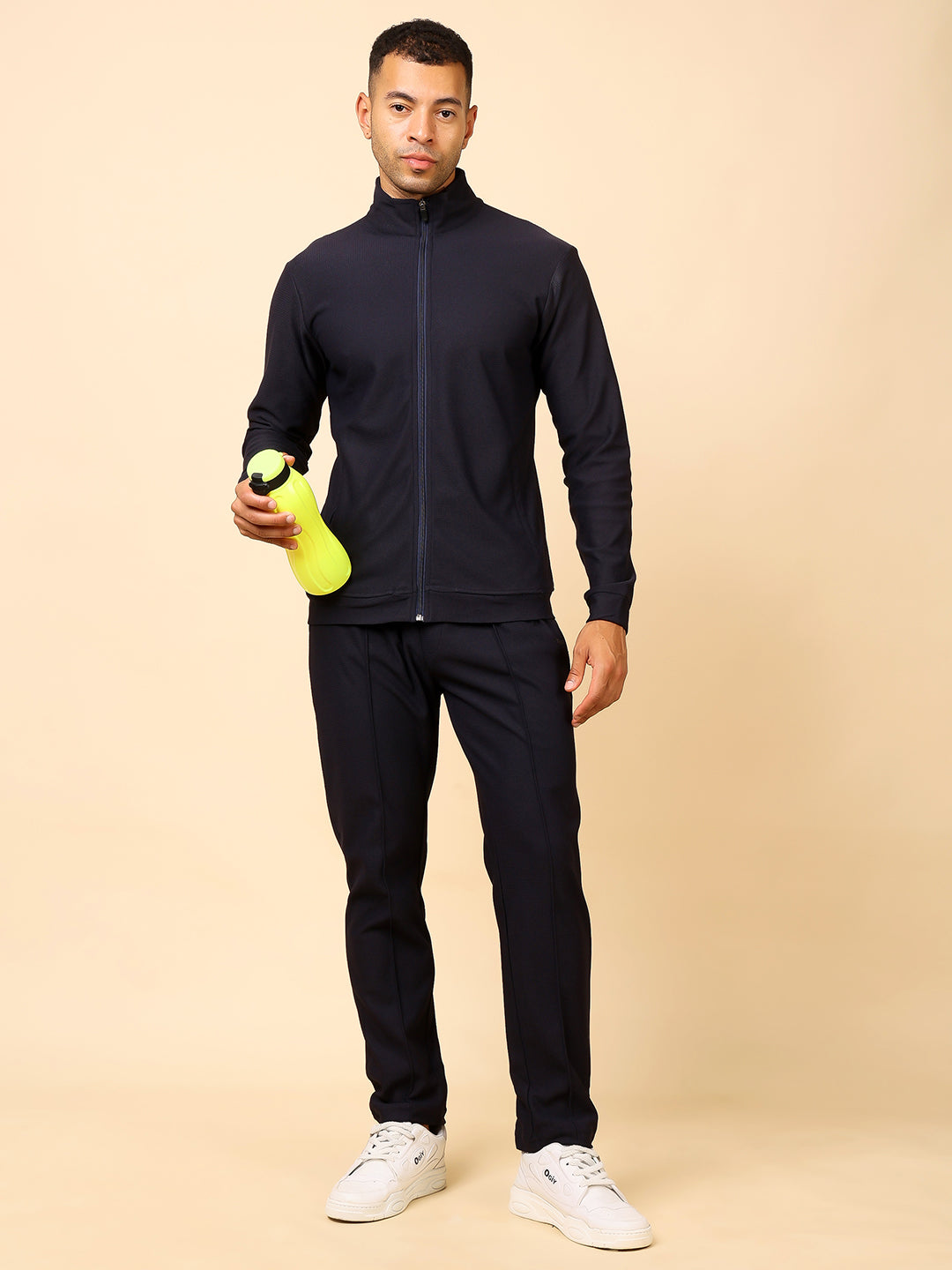 Stylox Men’s Solid Tracksuit – Stylish Full Set for Sports, Gym & Casual Wear