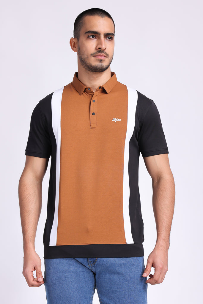 Stylox Men Polo Collar Slim Fit T-shirt - 67599