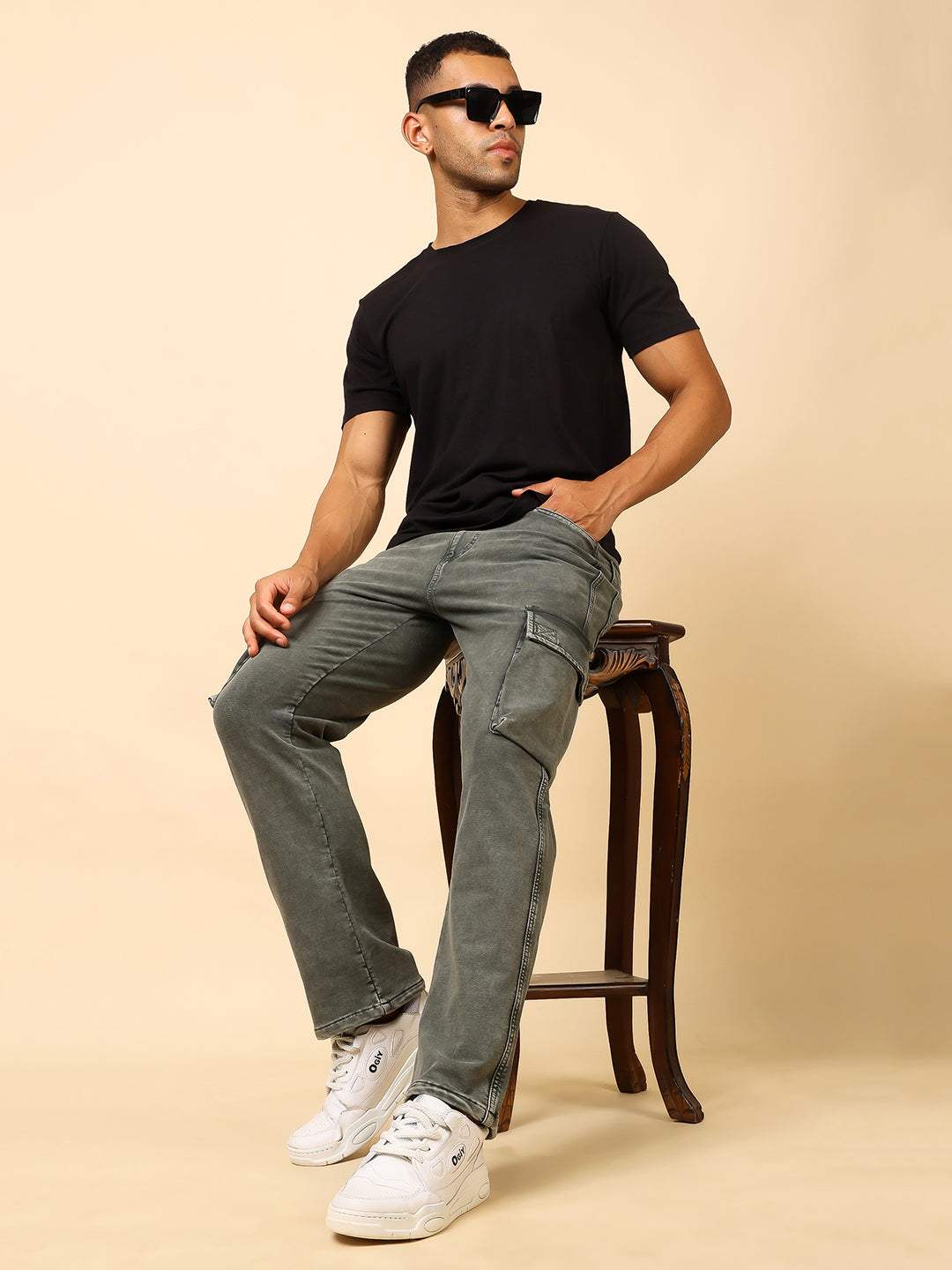 Stylox Comfort Fit Cargo Pants for Men Modern Casual Wear