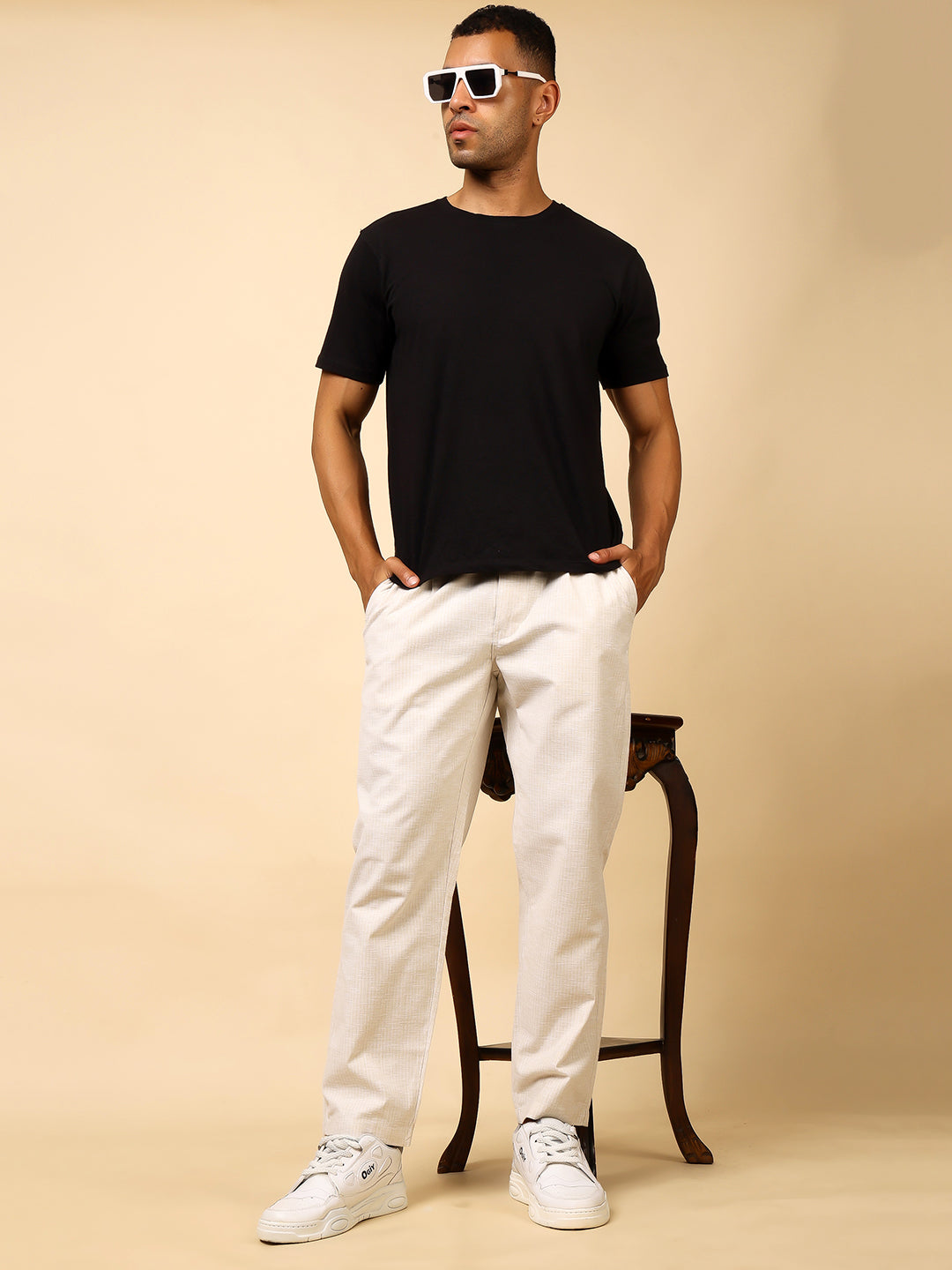 Stylox Men’s Classic Fit Trousers – Comfortable Formal & Casual Wear