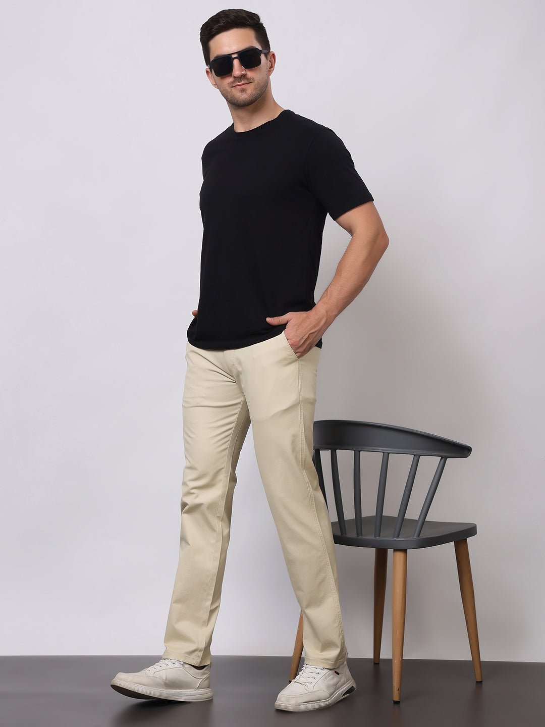 Stylox Men’s Comfort Fit Chinos Trouser | Premium Cotton Pants | Stylish Casual & Office Wear Trousers for Men