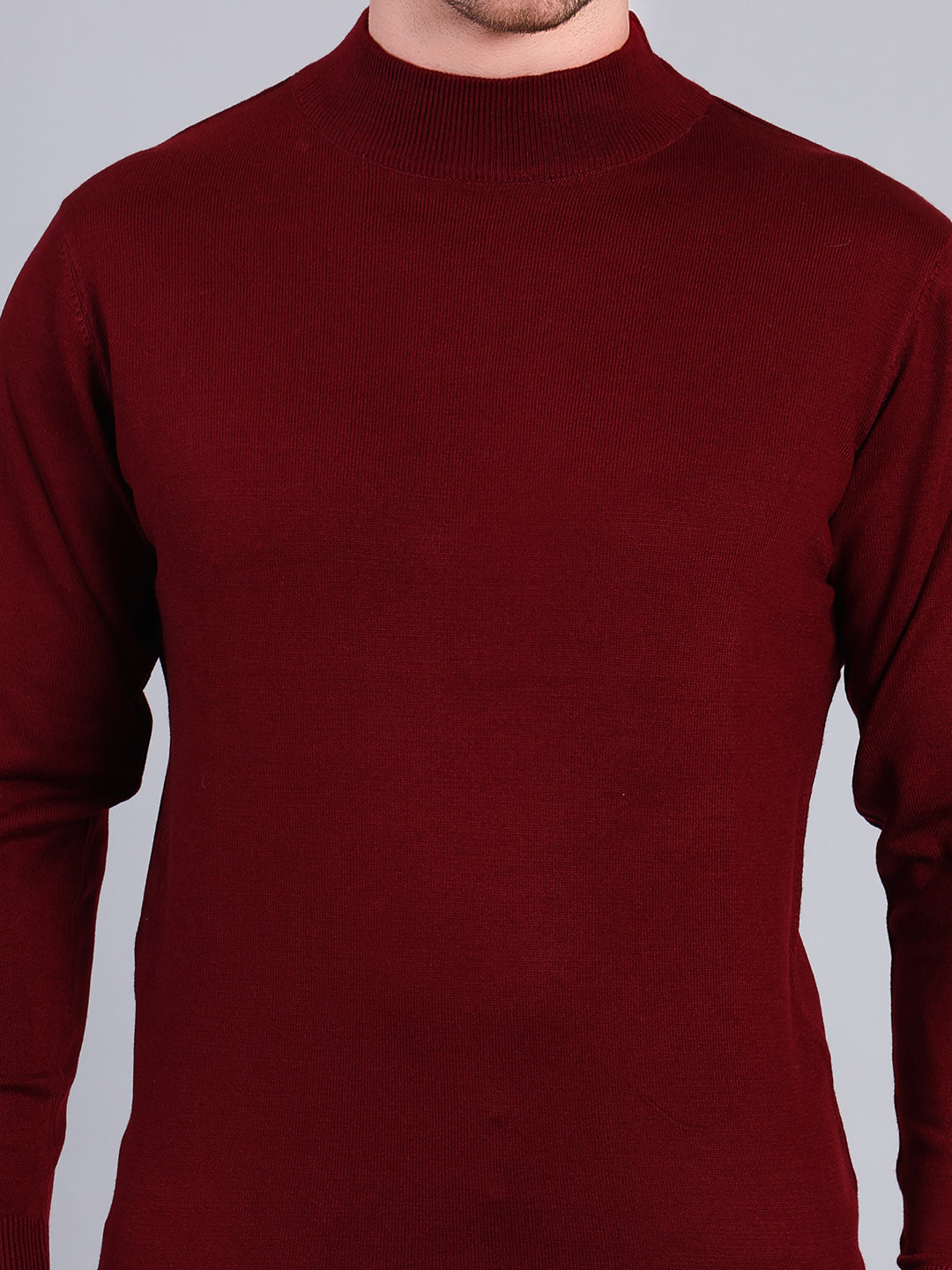 Stylox Men’s Solid Winter Sweater | Soft Knit Full Sleeve Pullover | Classic Casual Wear