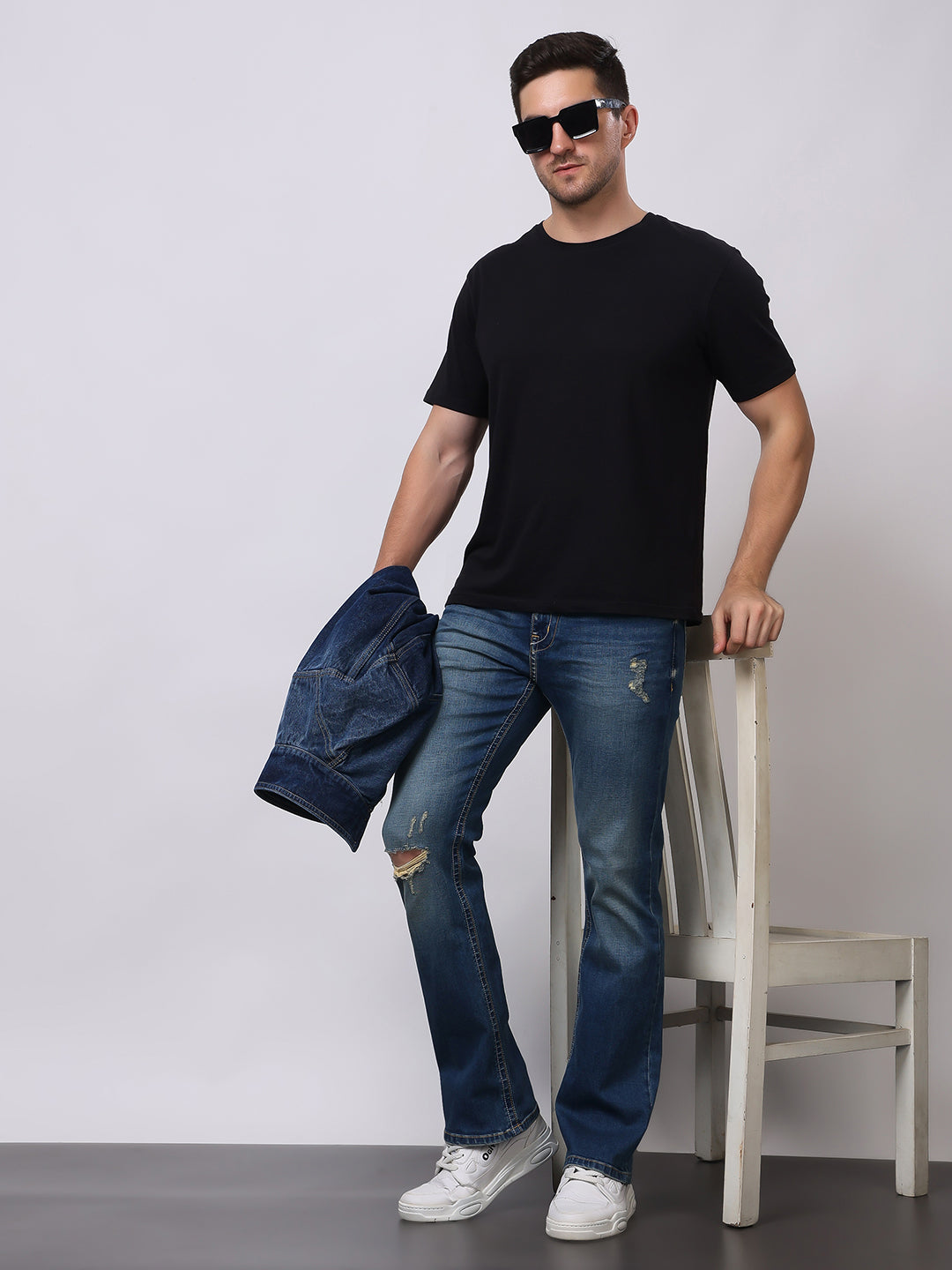 Stylox Men’s Bootcut Fit Jeans – Classic Flared Denim with Modern Comfort