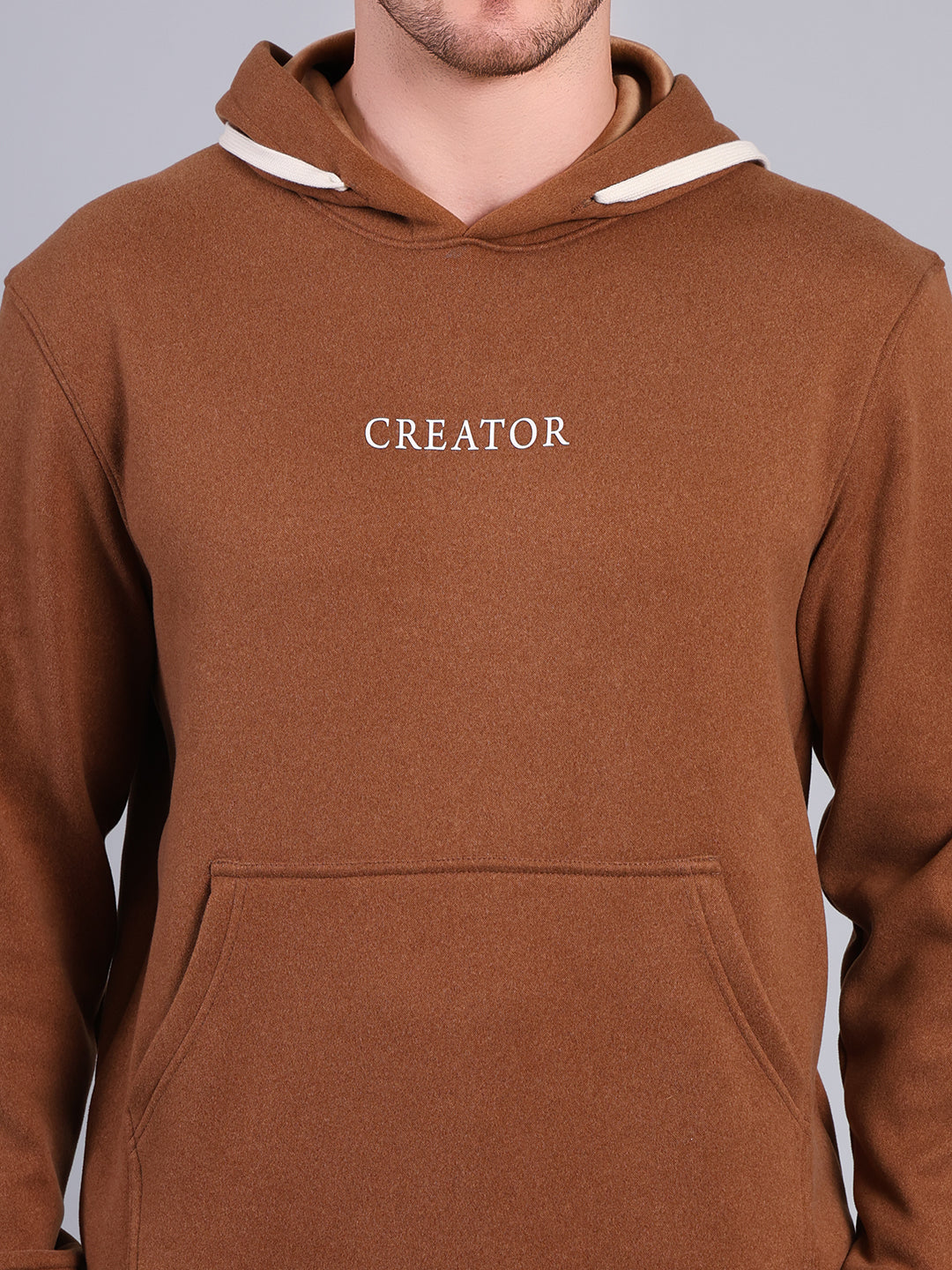 Stylox Men’s Winter Printed Hoodie | Pullover Sweatshirt with Kangaroo Pocket & Hood | Warm Casual Wear