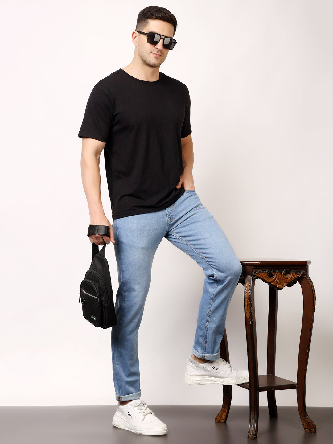 Stylox Redefined Slim Fit Solid Men’s Jeans – Stylish & Comfortable Everyday Wear