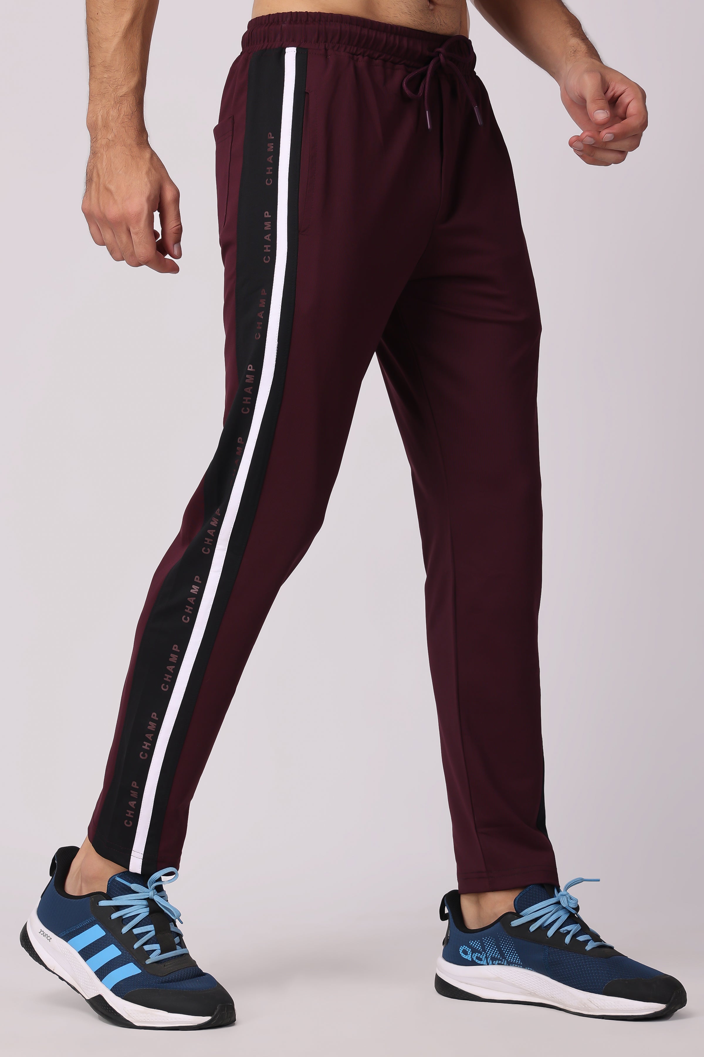 Stylox Slim Fit Trackpants with Side and Back Pockets