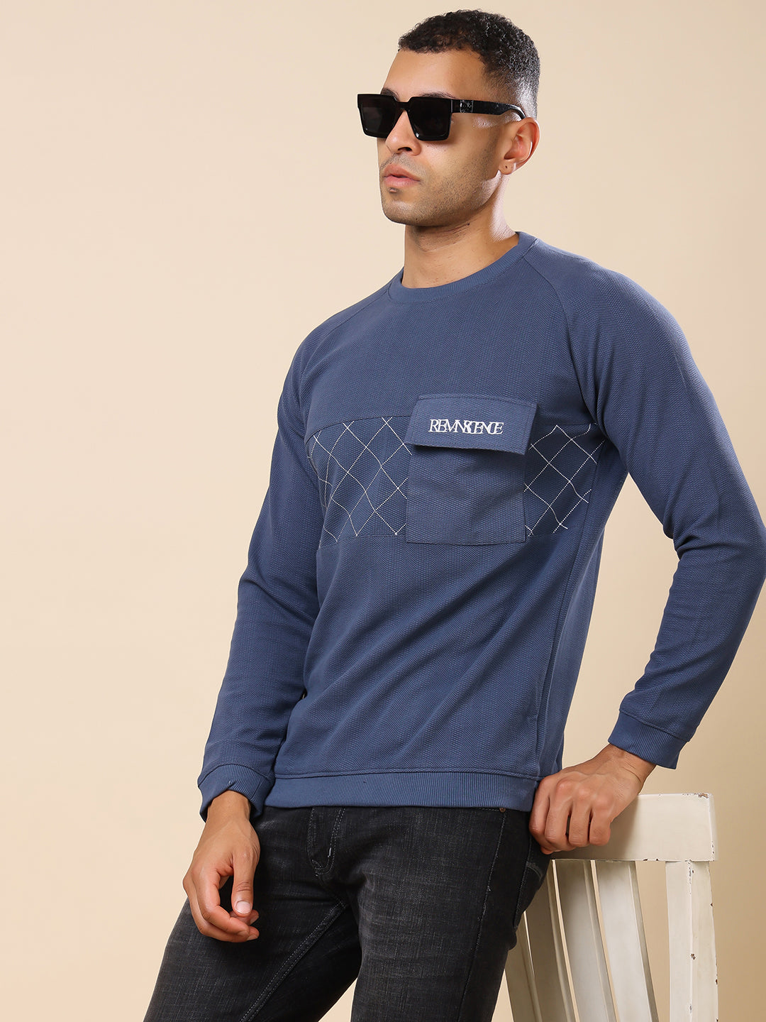 Stylox Men’s Round Neck Full Sleeve Sweatshirt – Classic Fit, Soft Fabric & Cozy Winter Wear