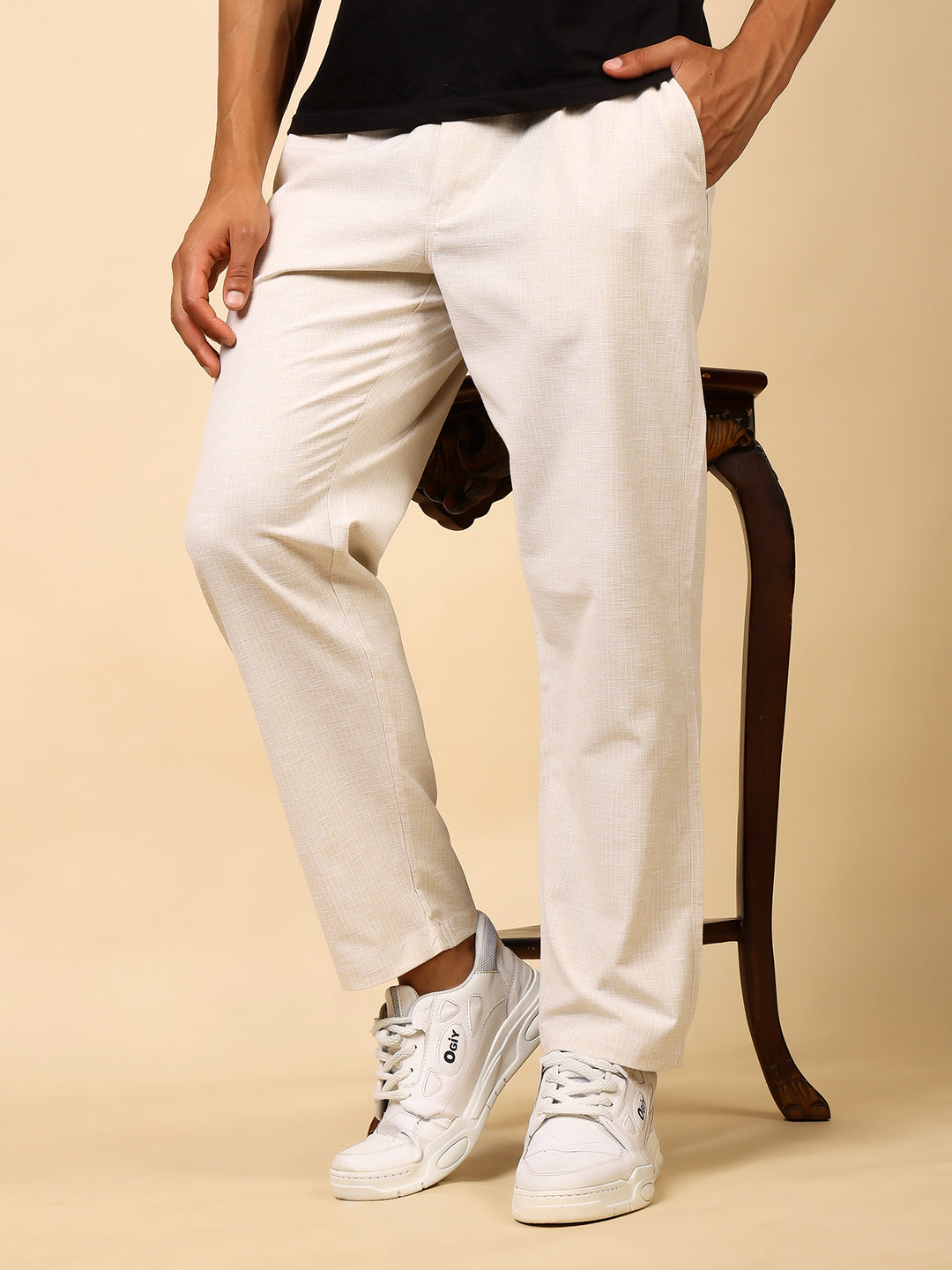 Stylox Men’s Classic Fit Trousers – Comfortable Formal & Casual Wear