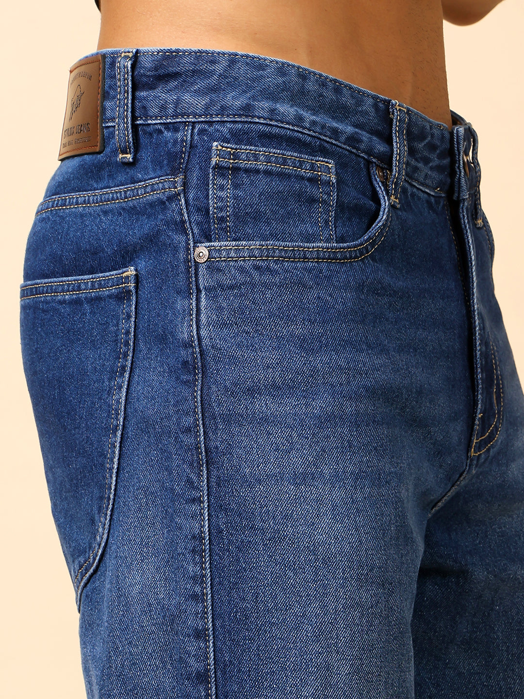 Stylox Men’s Baggy Fit Jeans – Relaxed Casual Denim