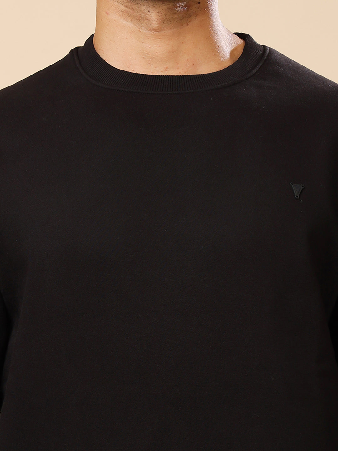 Stylox Men’s Round Neck Full Sleeve Solid Sweatshirt – Minimal Style, Maximum Comfort