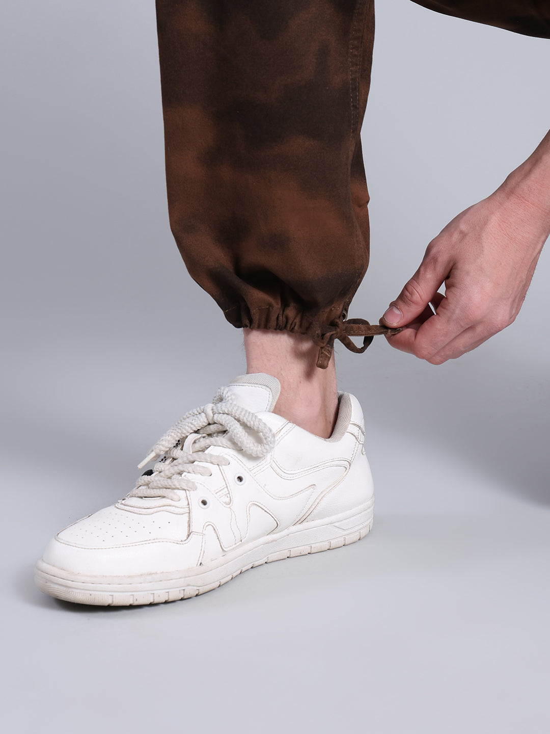 Stylox Men’s Cargo Pants Brown | Relaxed Fit Utility Cargo Trousers for Men | Mid-Rise Multi-Pocket Casual Wear