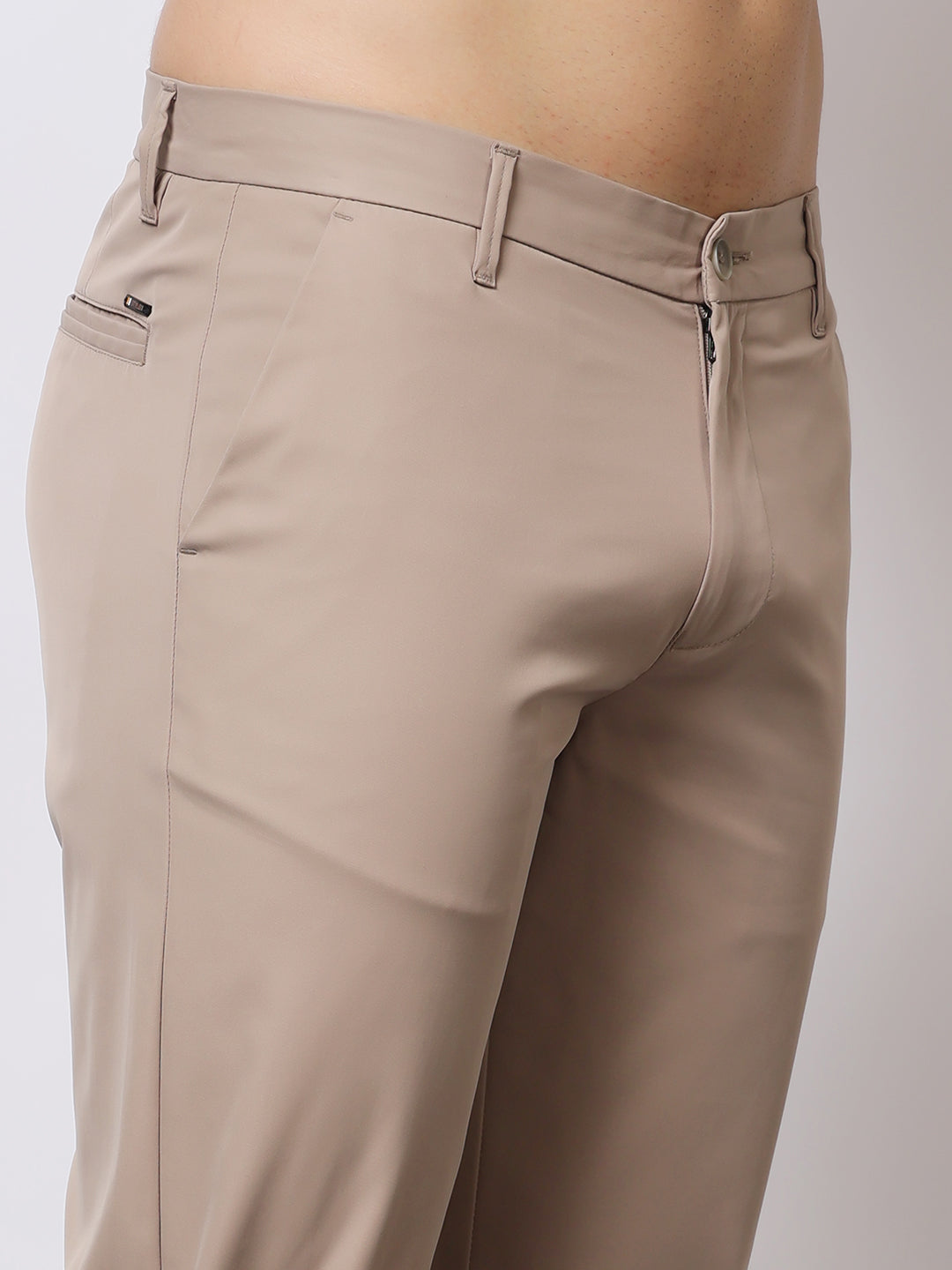 Stylox Men’s Premium Regular Fit Stretch Trousers – Formal & Casual Pants | Wrinkle-Free Office Wear - Stylox