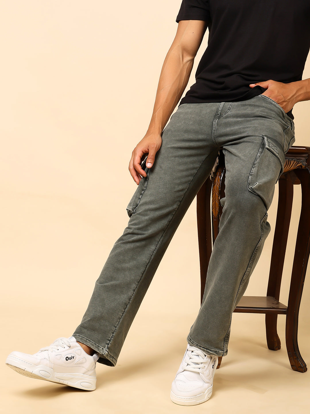 Stylox Comfort Fit Cargo Pants for Men Modern Casual Wear