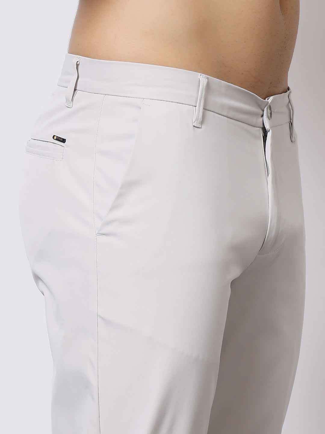 Stylox Men’s Premium Regular Fit Stretch Trousers – Formal & Casual Pants | Wrinkle-Free Office Wear - Stylox