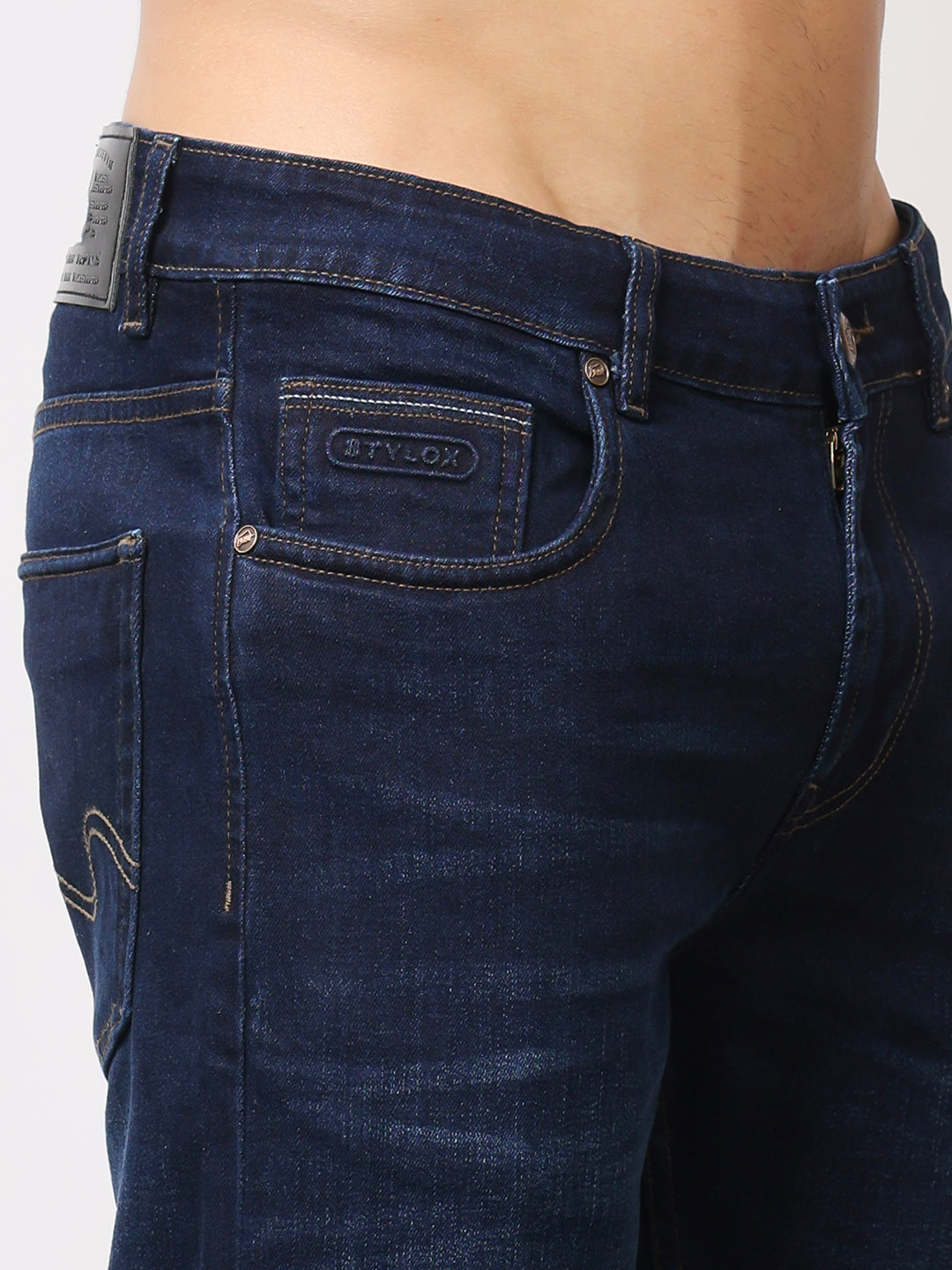 Stylox Men’s Ankle Fit Washed Jeans | Stretchable Denim Jeans for Men | Stylish Tapered Fit Casual Jeans for Trendy Look