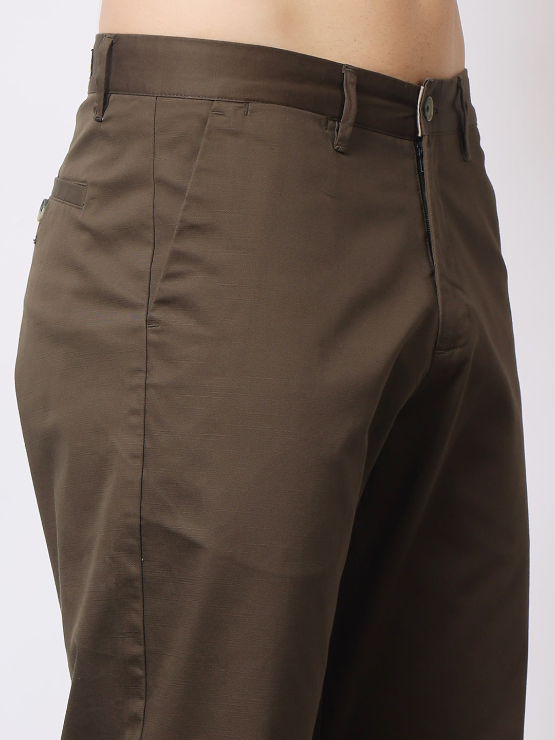 Stylox Men’s Premium Straight Fit Cotton Trousers – Casual & Office Wear Pants - Stylox