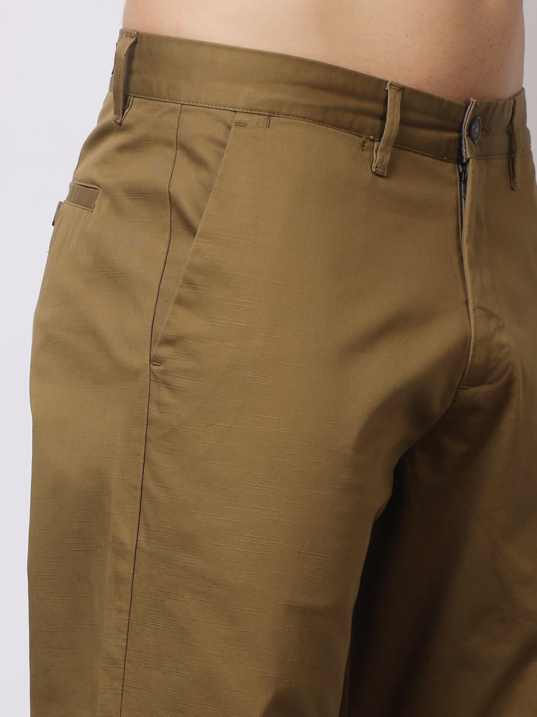 Stylox Men’s Premium Straight Fit Cotton Trousers – Casual & Office Wear Pants - Stylox