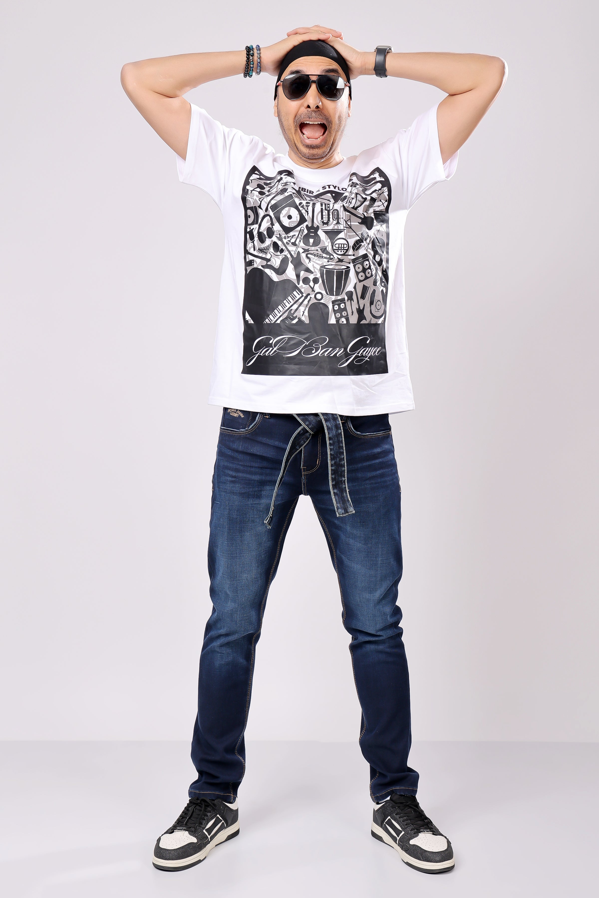 Stylox Men’s Oversized Round Neck Half Sleeve Printed T-Shirt | Premium Cotton Loose Fit Graphic Tee for Streetwear & Casual Style