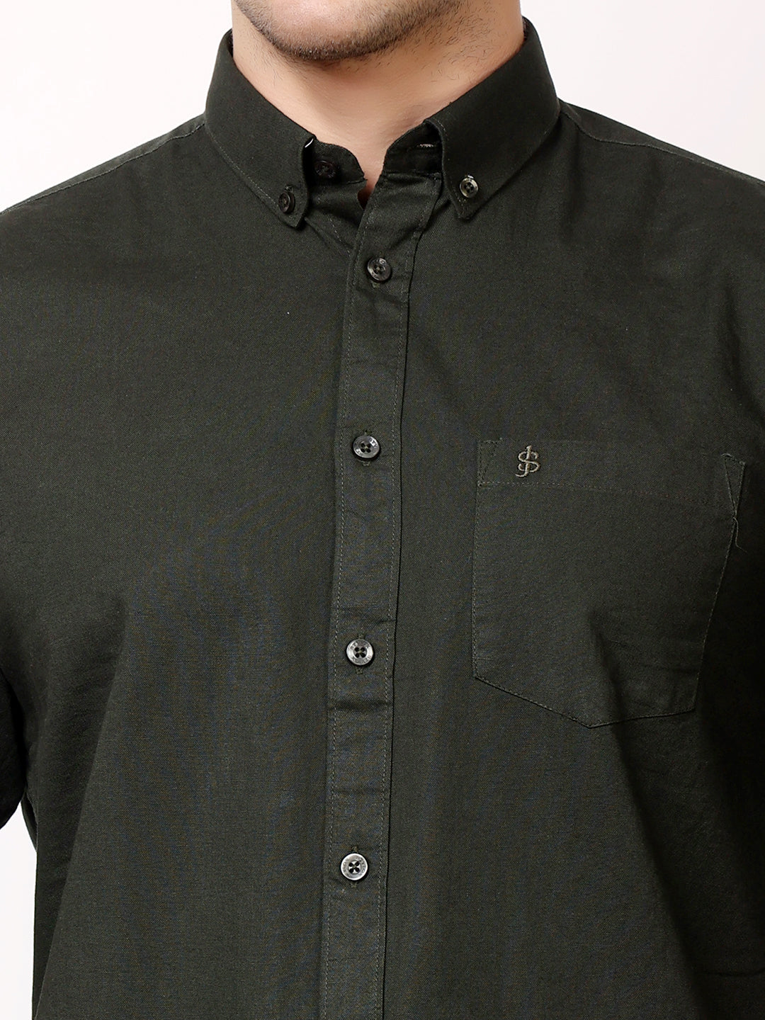 Stylox Men’s Premium Oxford Full Sleeve Solid Shirt | Casual & Formal Wear | Soft Cotton Blend