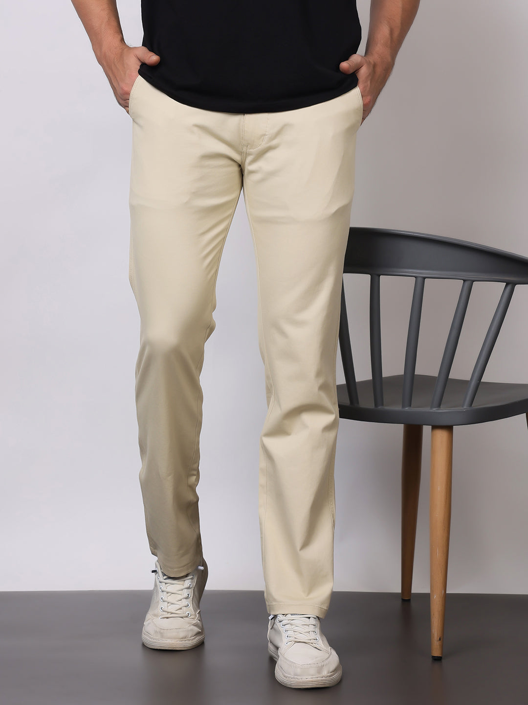 Stylox Men’s Comfort Fit Chinos Trouser | Premium Cotton Pants | Stylish Casual & Office Wear Trousers for Men