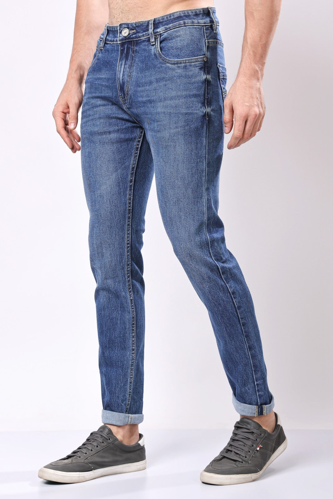 Stylox Slim Fit Denim Jeans - Light Blue,