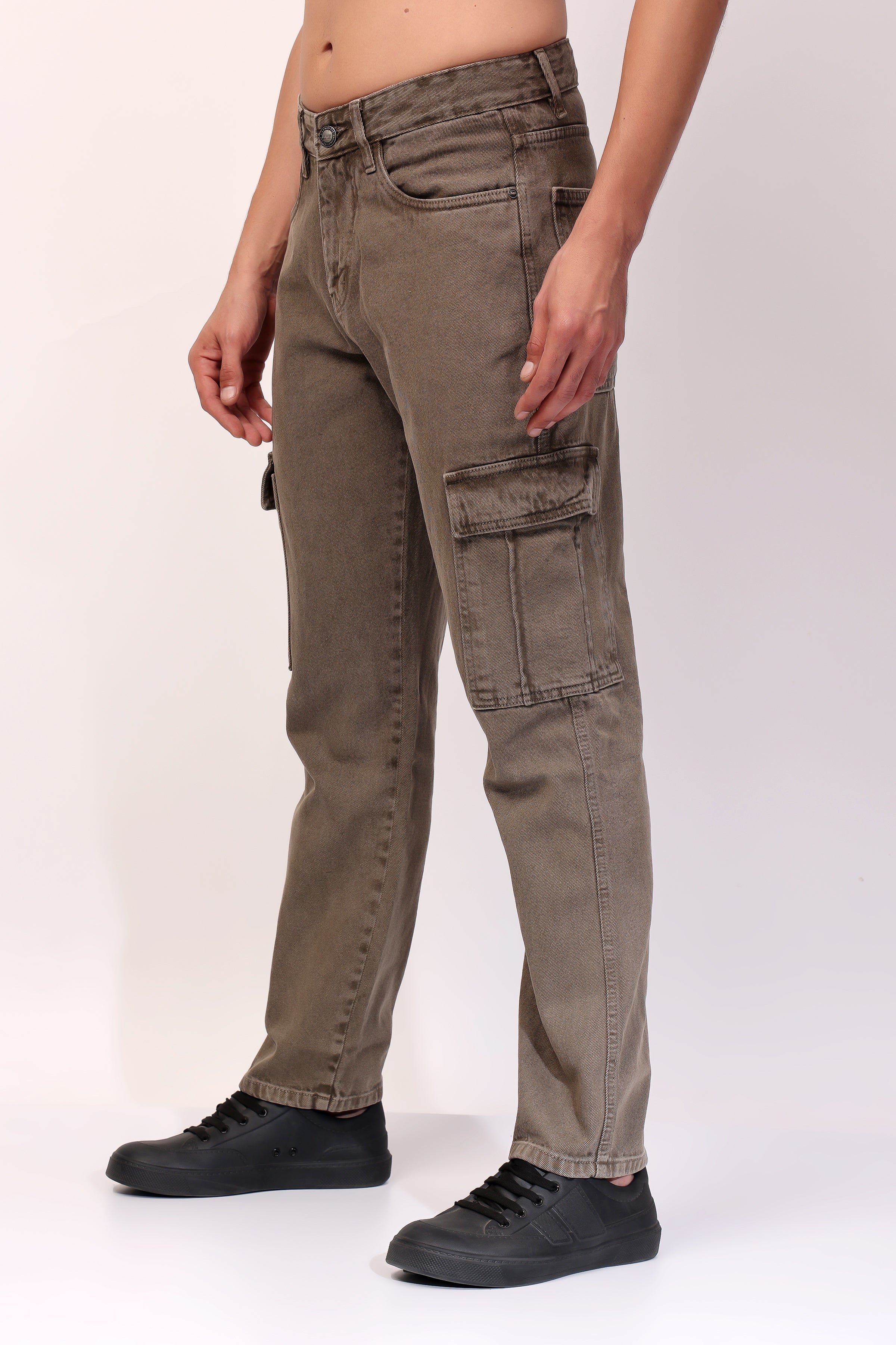 Stylox Comfort Fit Jeans | Brown - 5570-10977