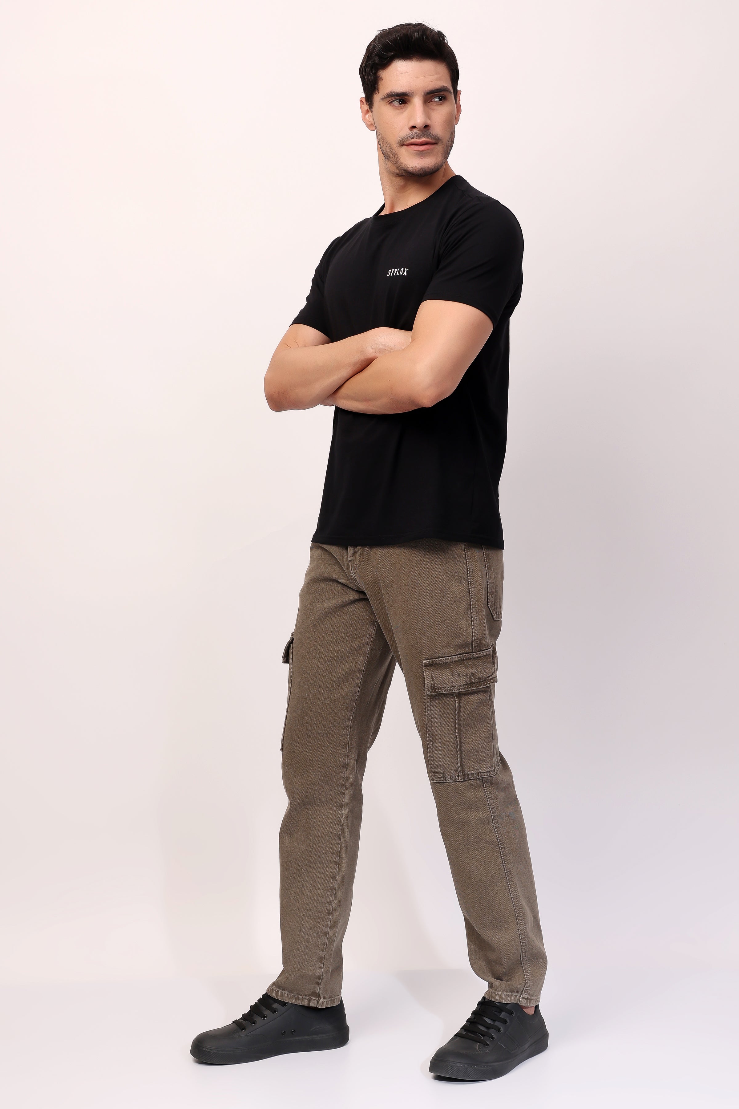 Stylox Comfort Fit Jeans | Brown - 5570-10977