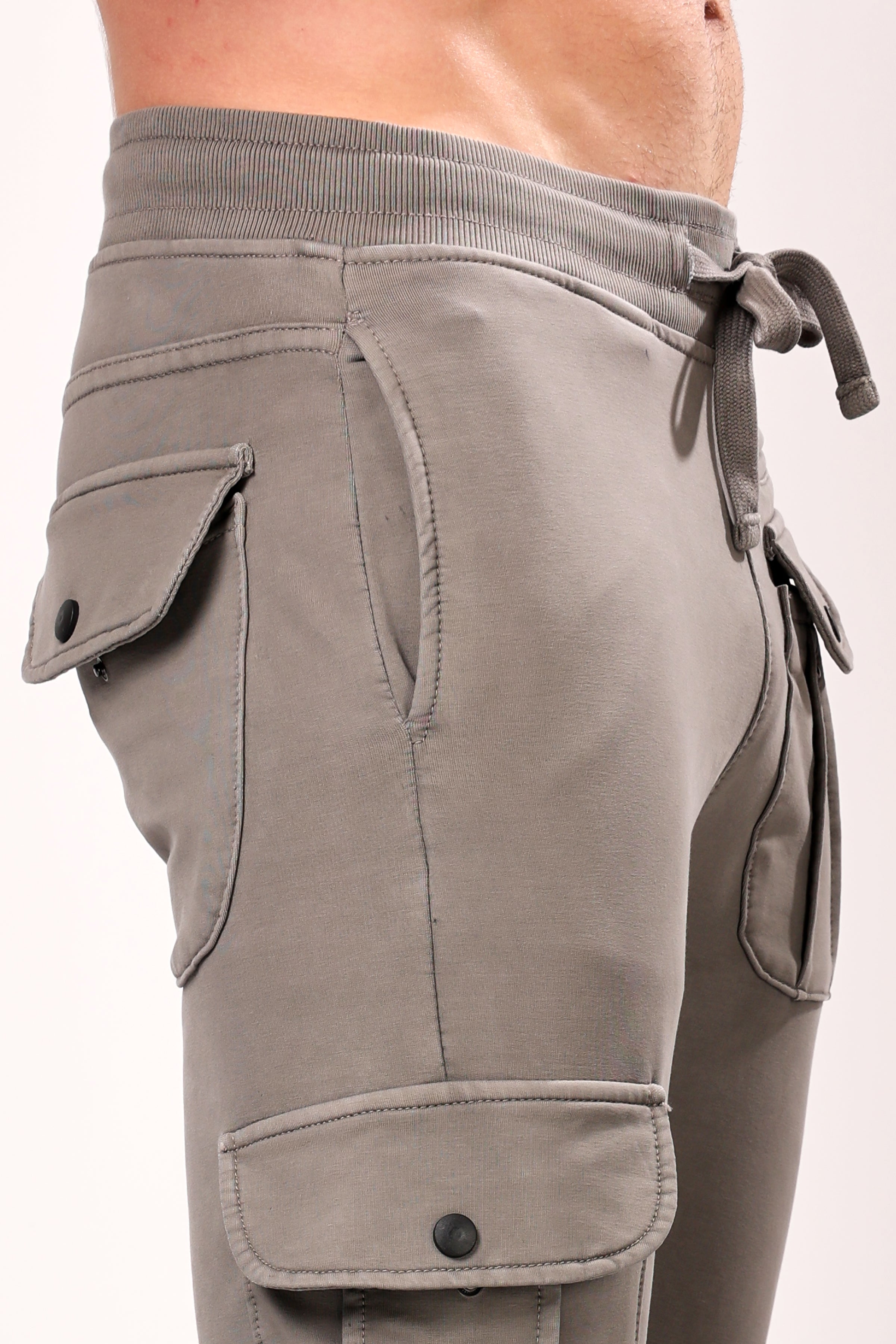 Stylox Men’s Slim Fit Joggers | Stretchable Cotton Blend Track Pants with Elastic Waist & Pockets | Stylish Casual & Gym Wear Bottoms