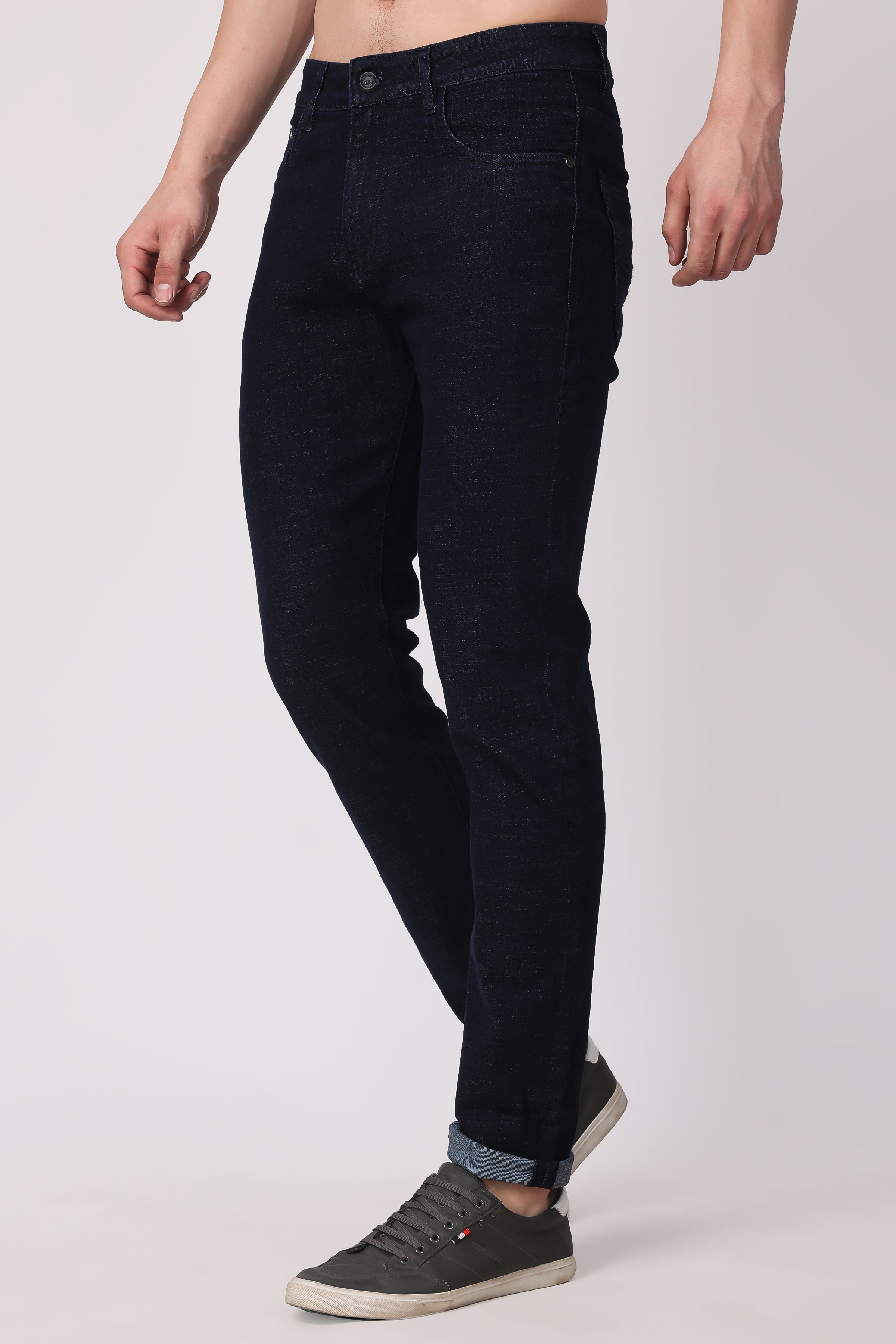 Stylox Slim Fit Denim Jeans - Black,