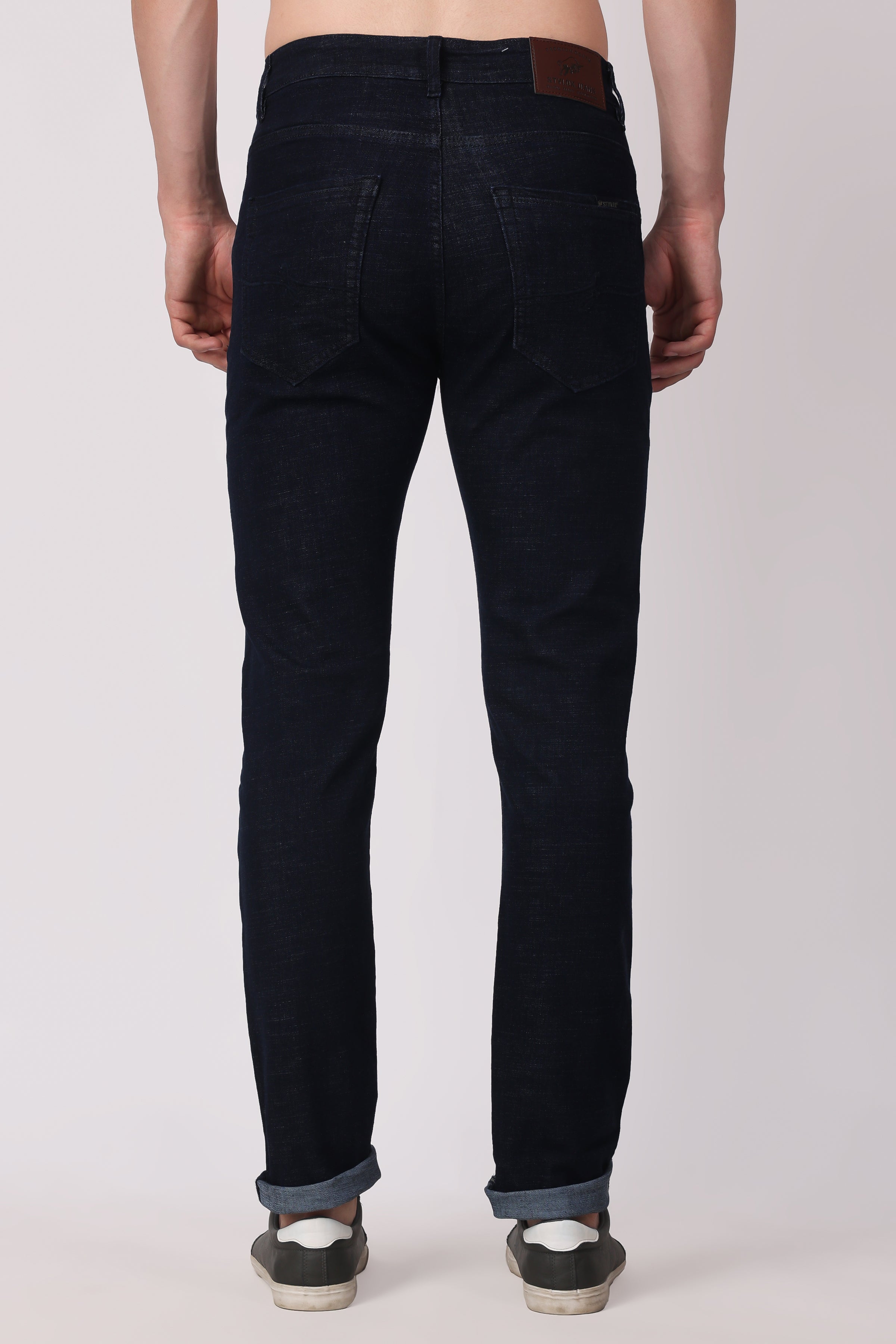 Stylox Slim Fit Denim Jeans - Black,