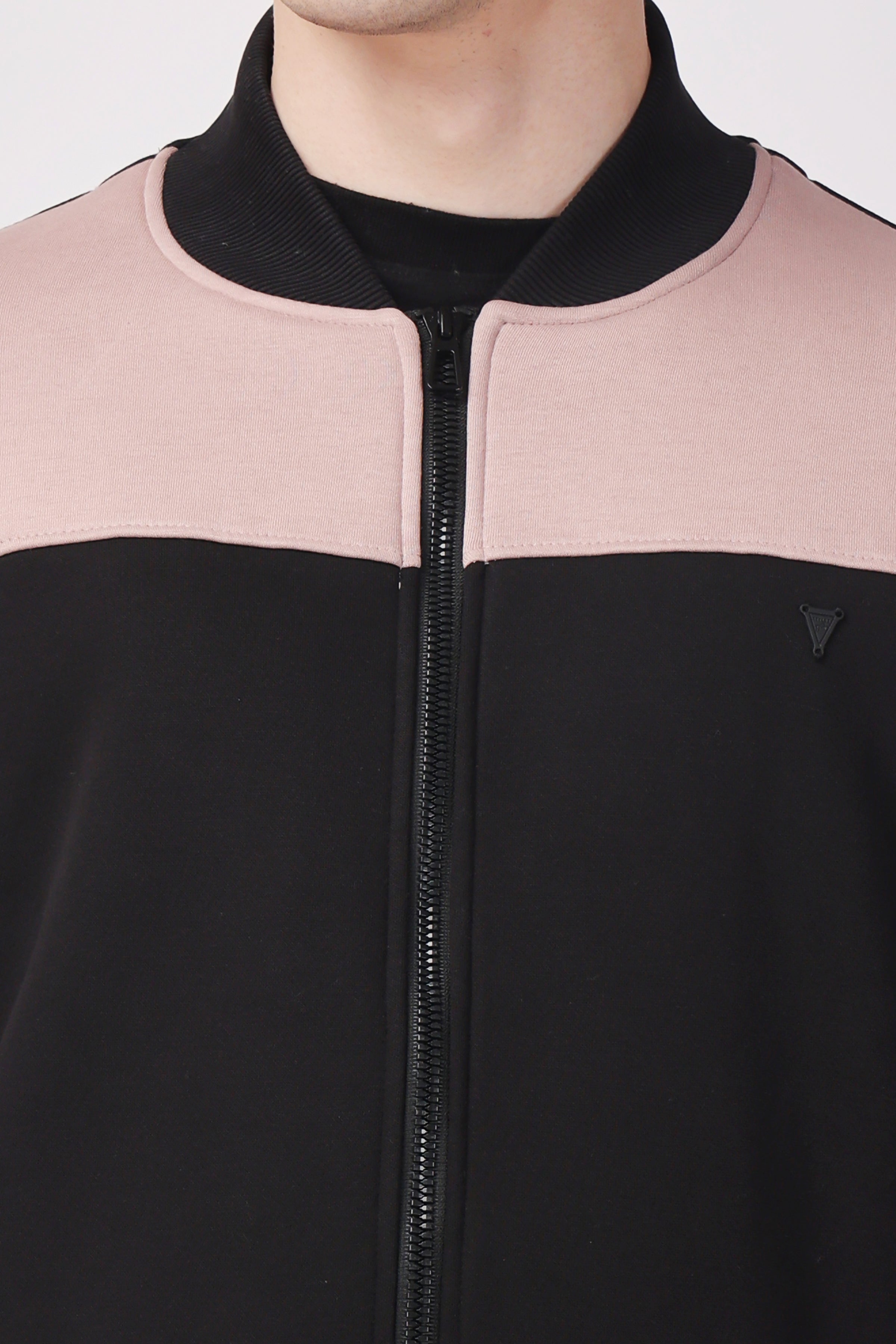 STYLOX CREW NECK SOLID JACKET FOR MEN