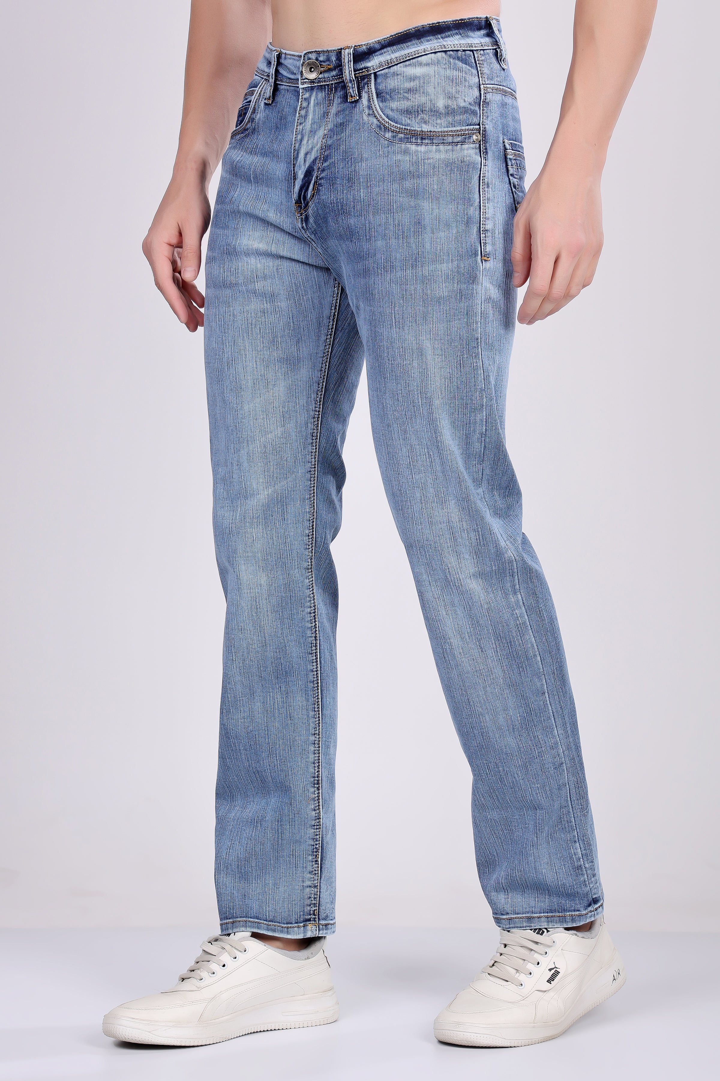 STYLOX LIGHT BLUE COMFORT FIT JEANS
