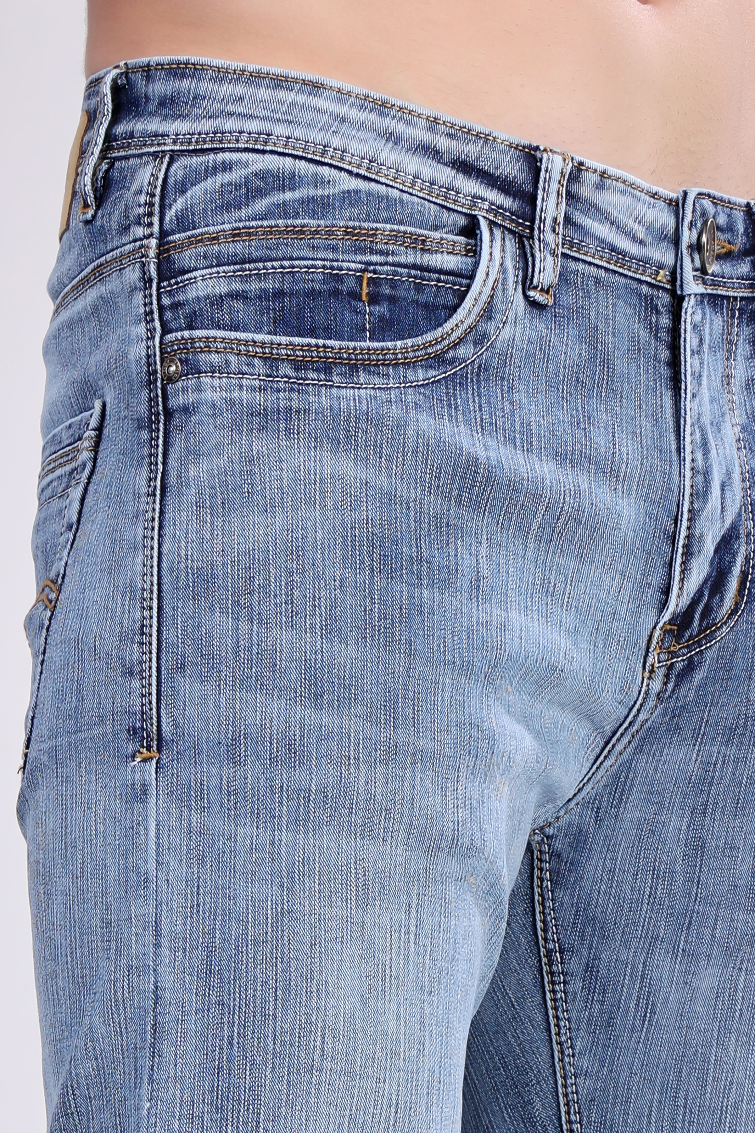 STYLOX LIGHT BLUE COMFORT FIT JEANS