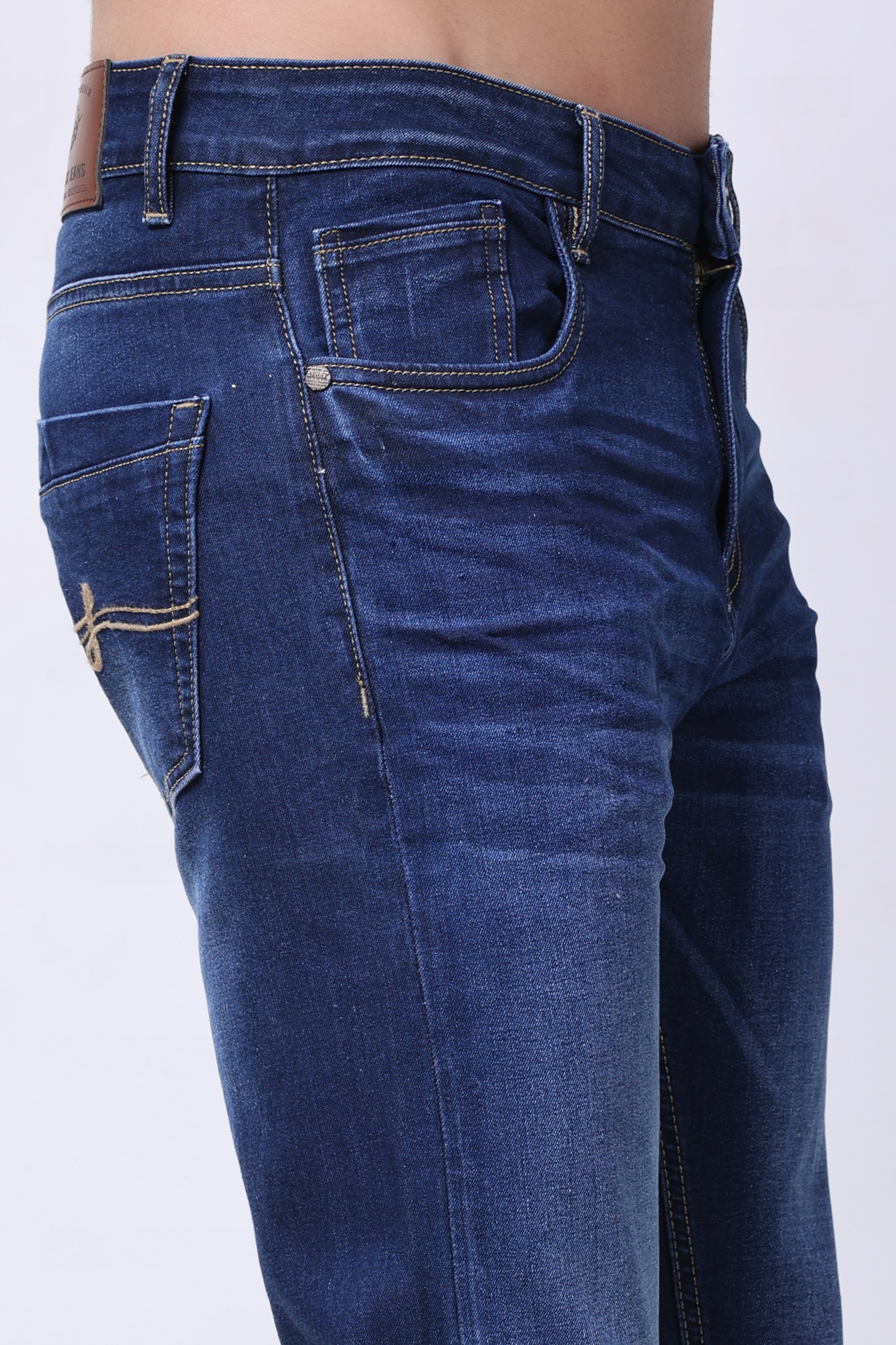 Stylox Slim Fit Denim Jeans - Royal Blue,
