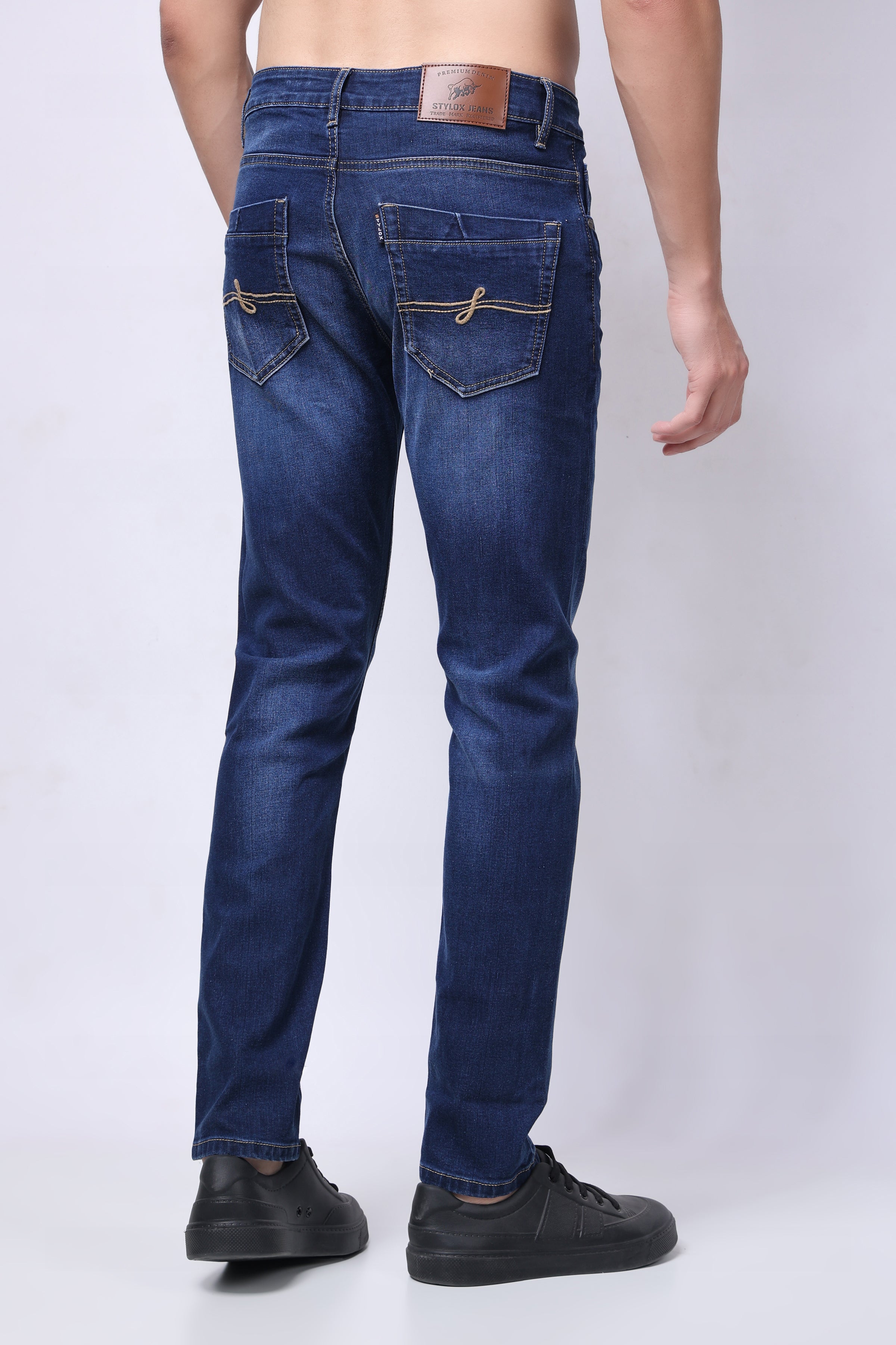 Stylox Slim Fit Denim Jeans - Royal Blue,