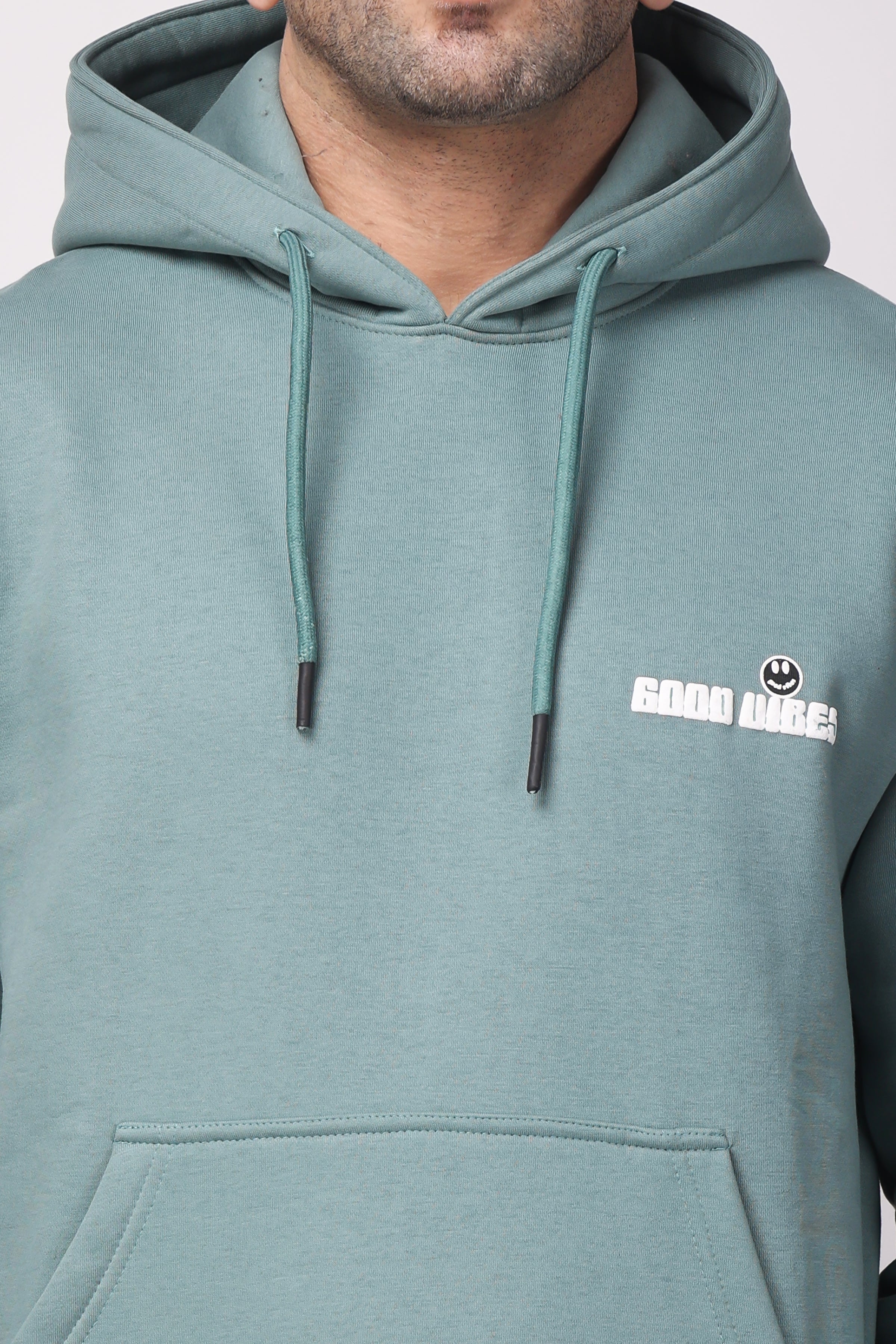 STYLOX GOOD VIBES PRINTED HOODIE