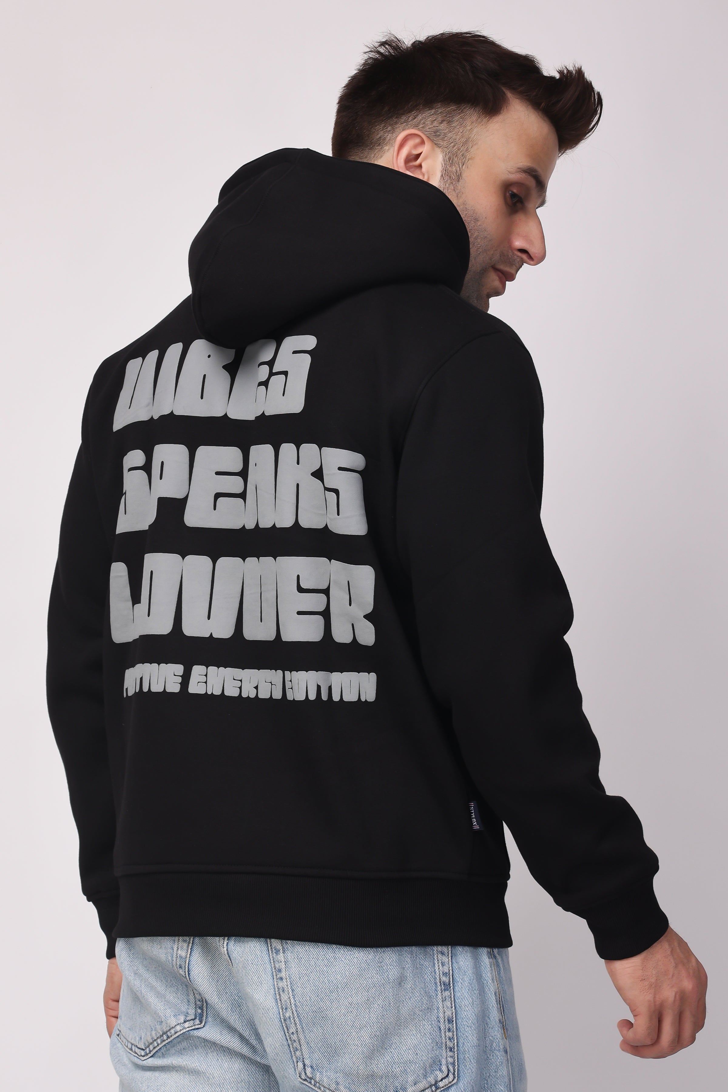 STYLOX GOOD VIBES PRINTED HOODIE