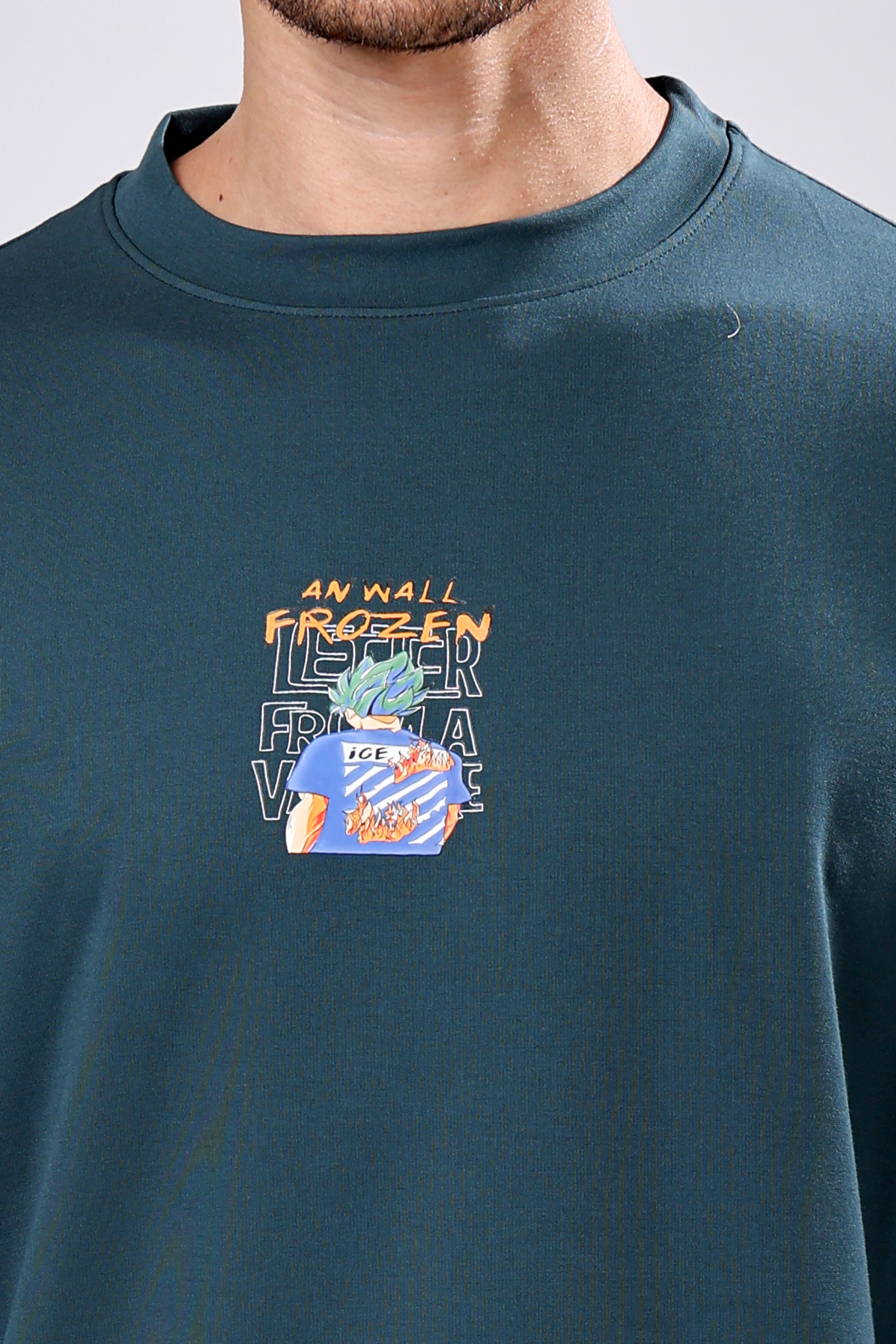 Stylox Men’s Oversized Round Neck Half Sleeve Back Printed T-Shirt | Premium Cotton Loose Fit Graphic Tee for Streetwear & Casual Style