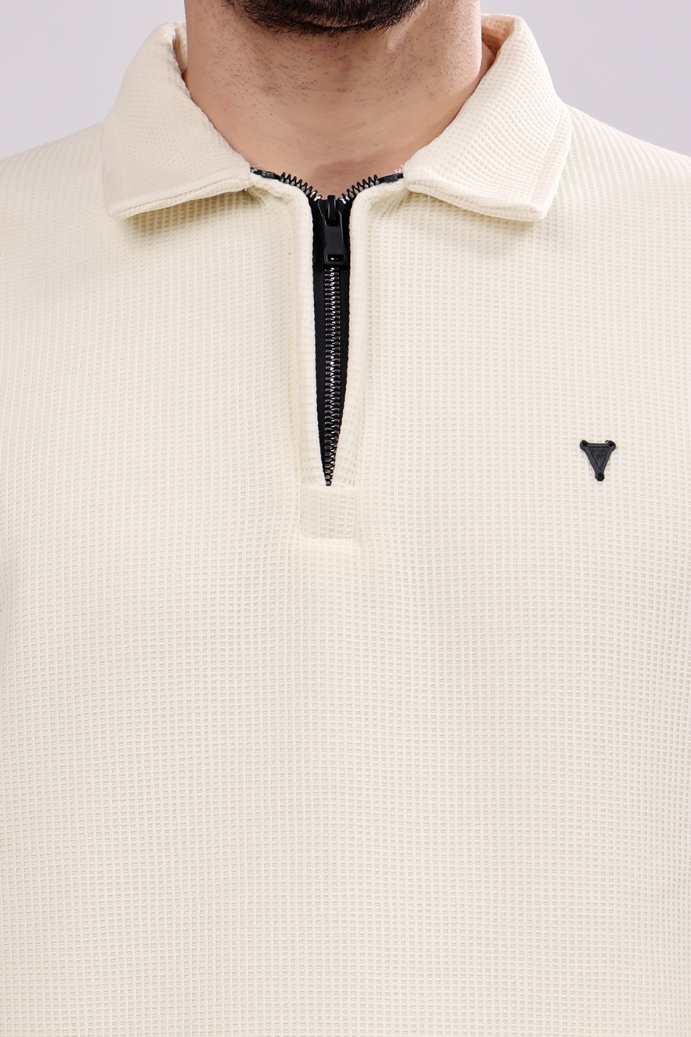 STYLOX Zipper Neck SWEATSHIRT For Men