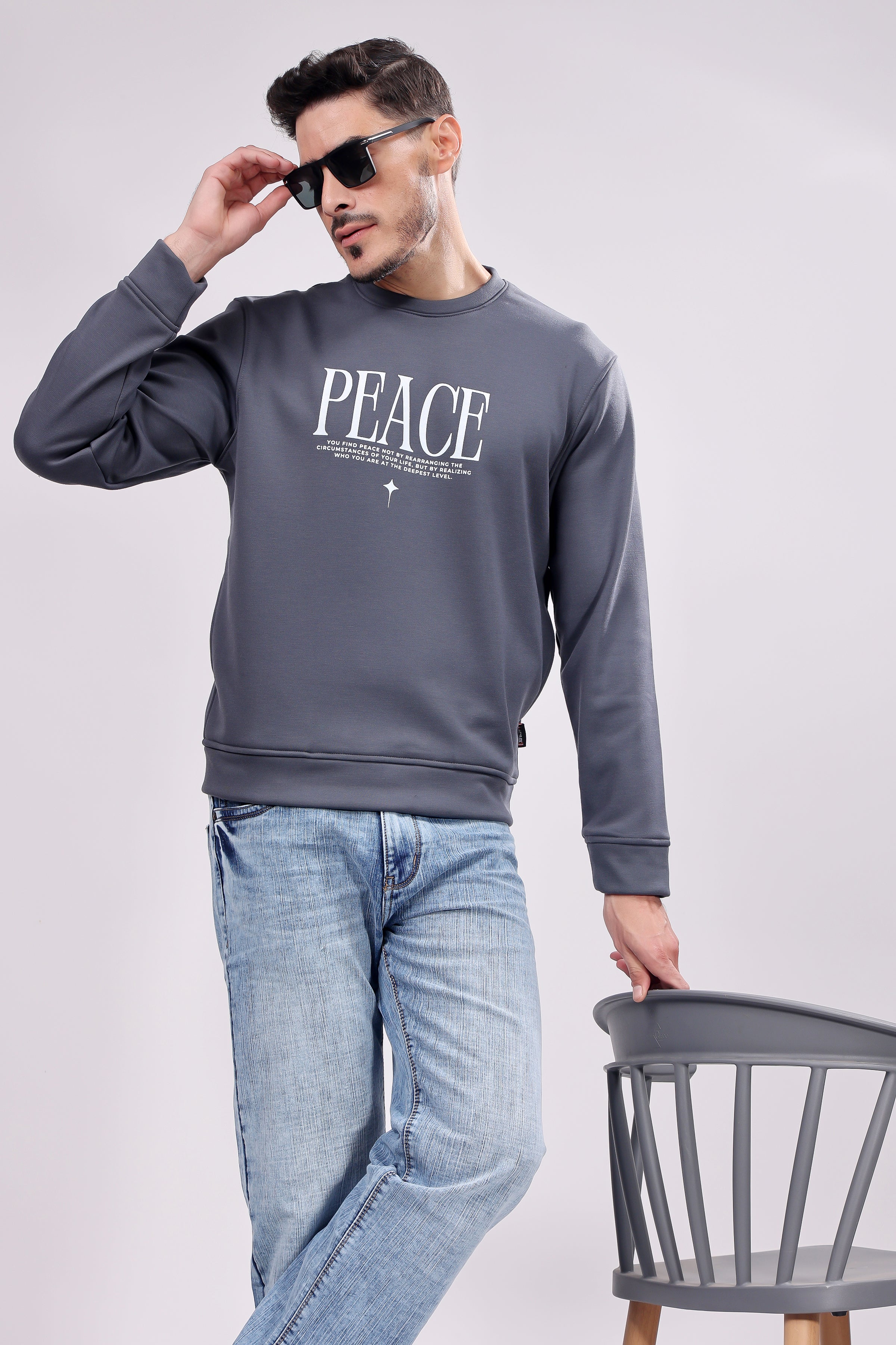 STYLOX Printed SWEATSHIRT for Men