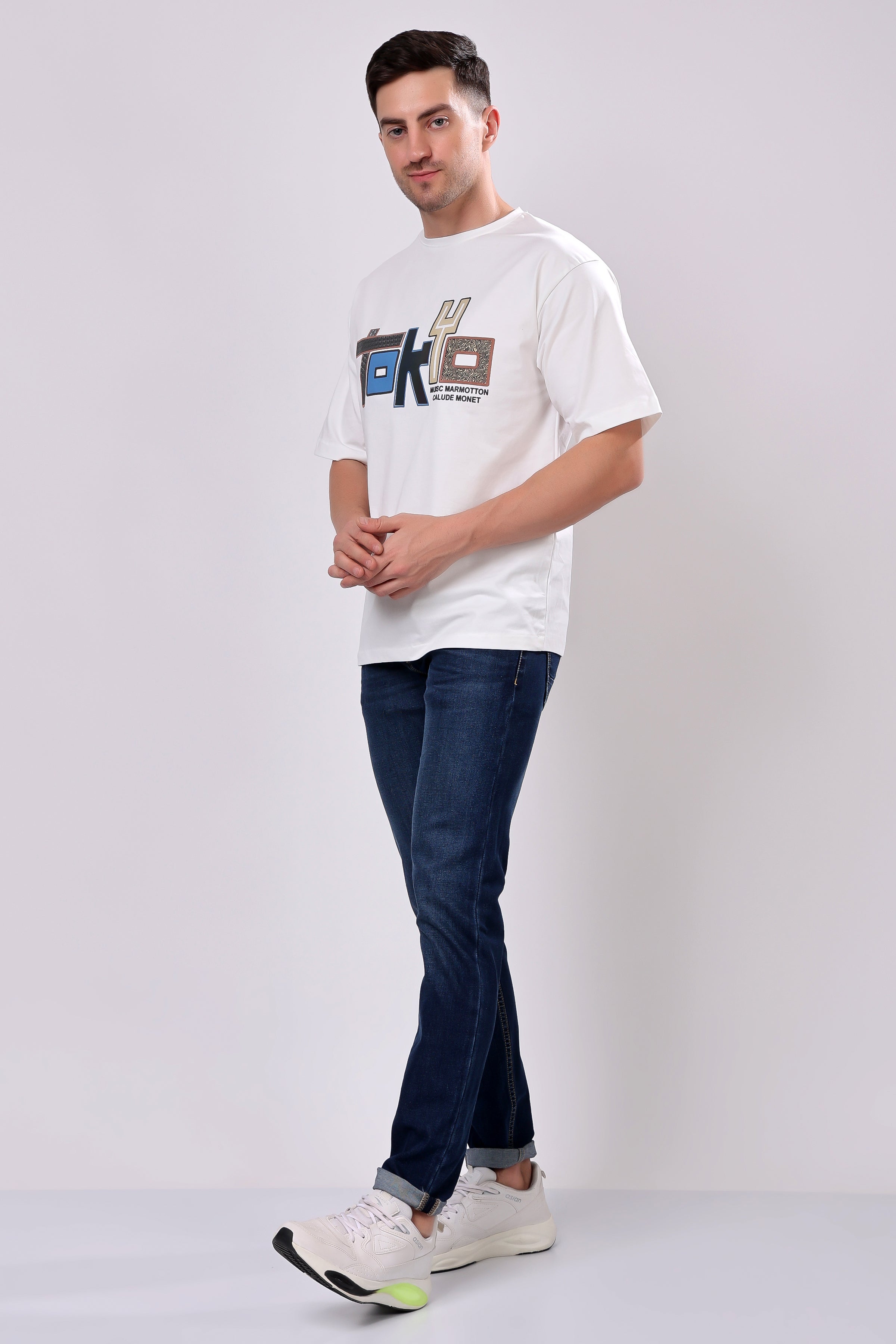 Stylox Slim Fit Denim Jeans - Dark Blue,