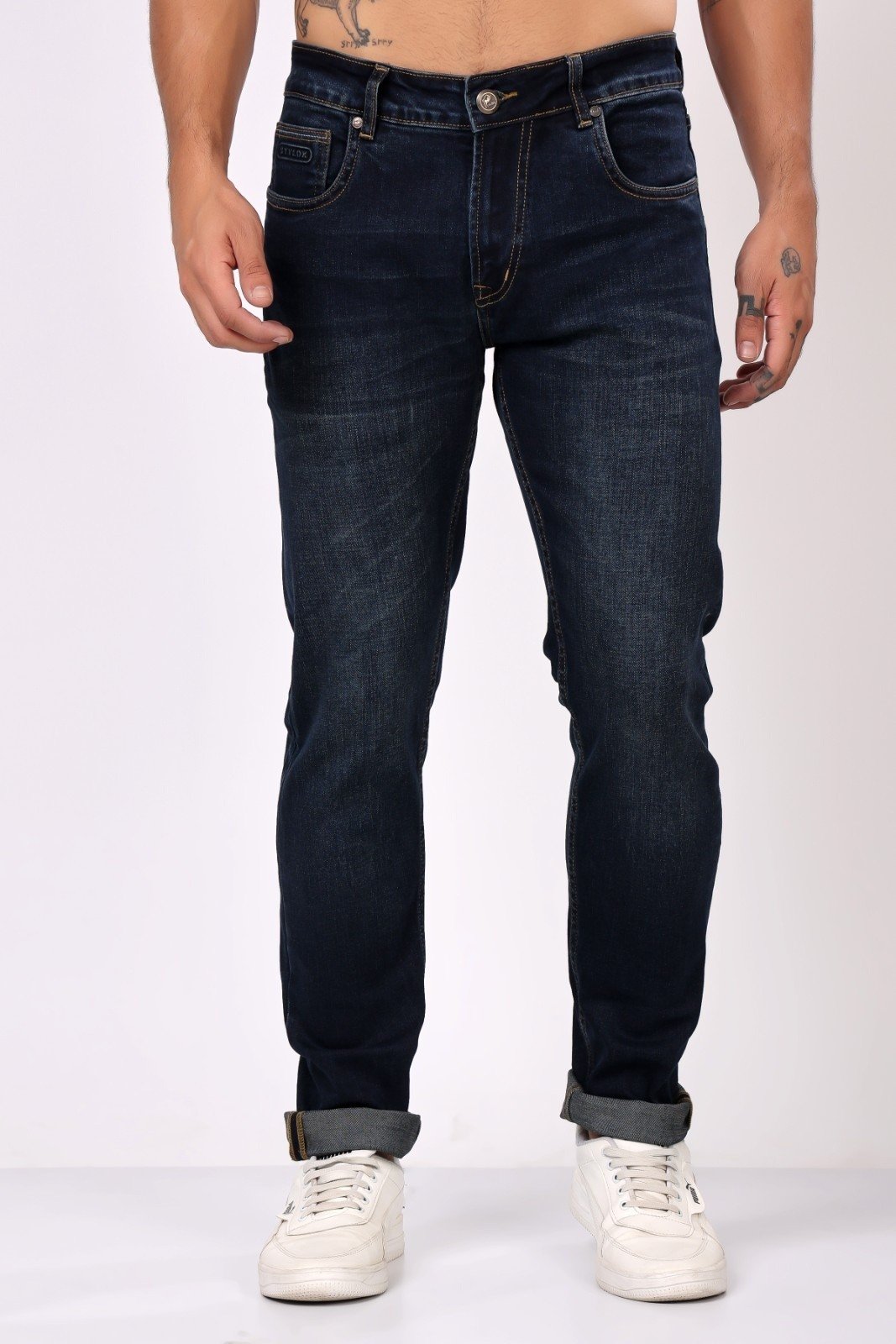 Stylox Slim Fit Denim Jeans - Black,