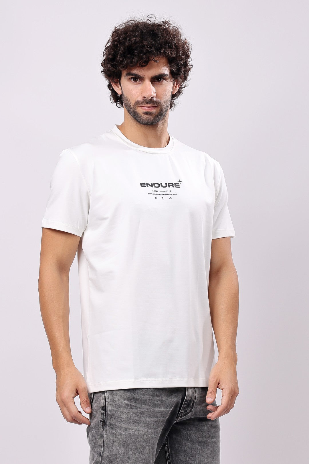 STYLOX MEN CREW NECK PRINTED T-SHIRT