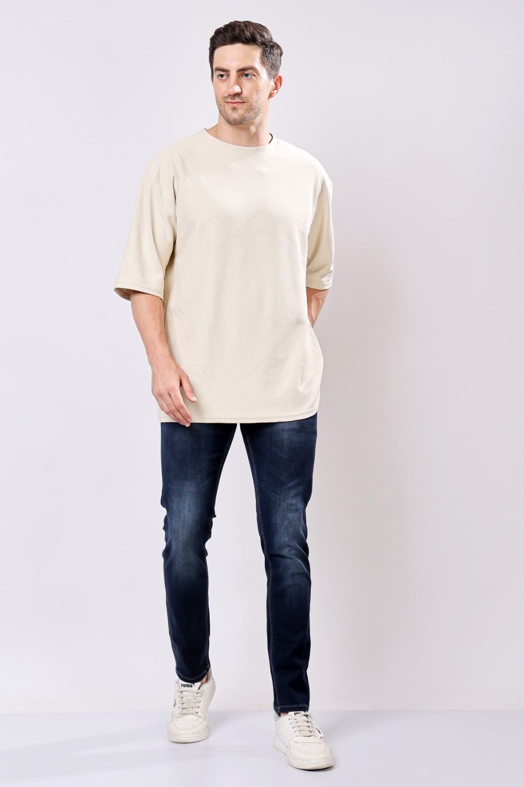 Stylox Slim Fit Denim Jeans - Dark Blue,