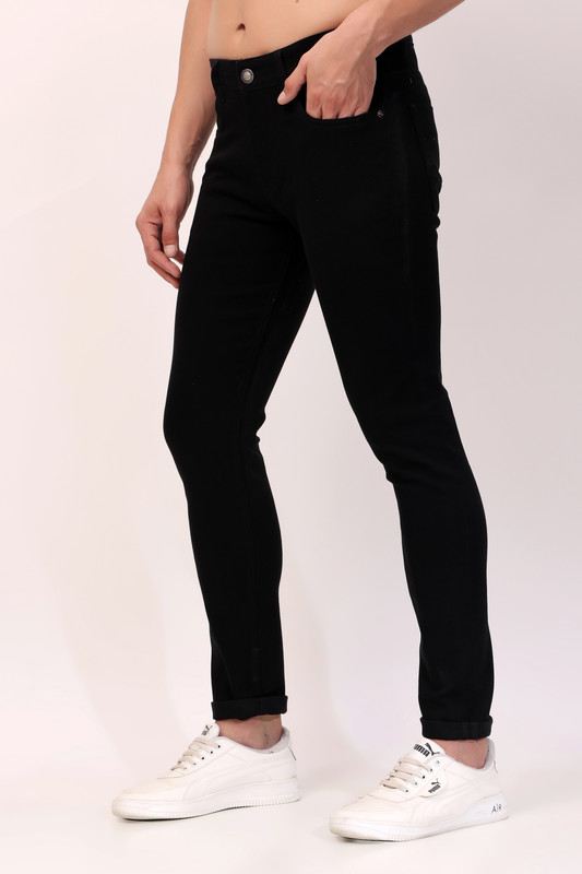 Stylox Slim Fit Denim Jeans - Black,