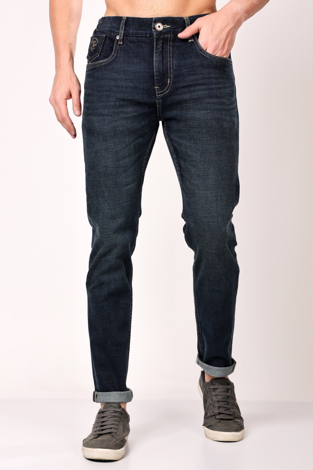 Stylox Slim Fit Denim Jeans - Black,