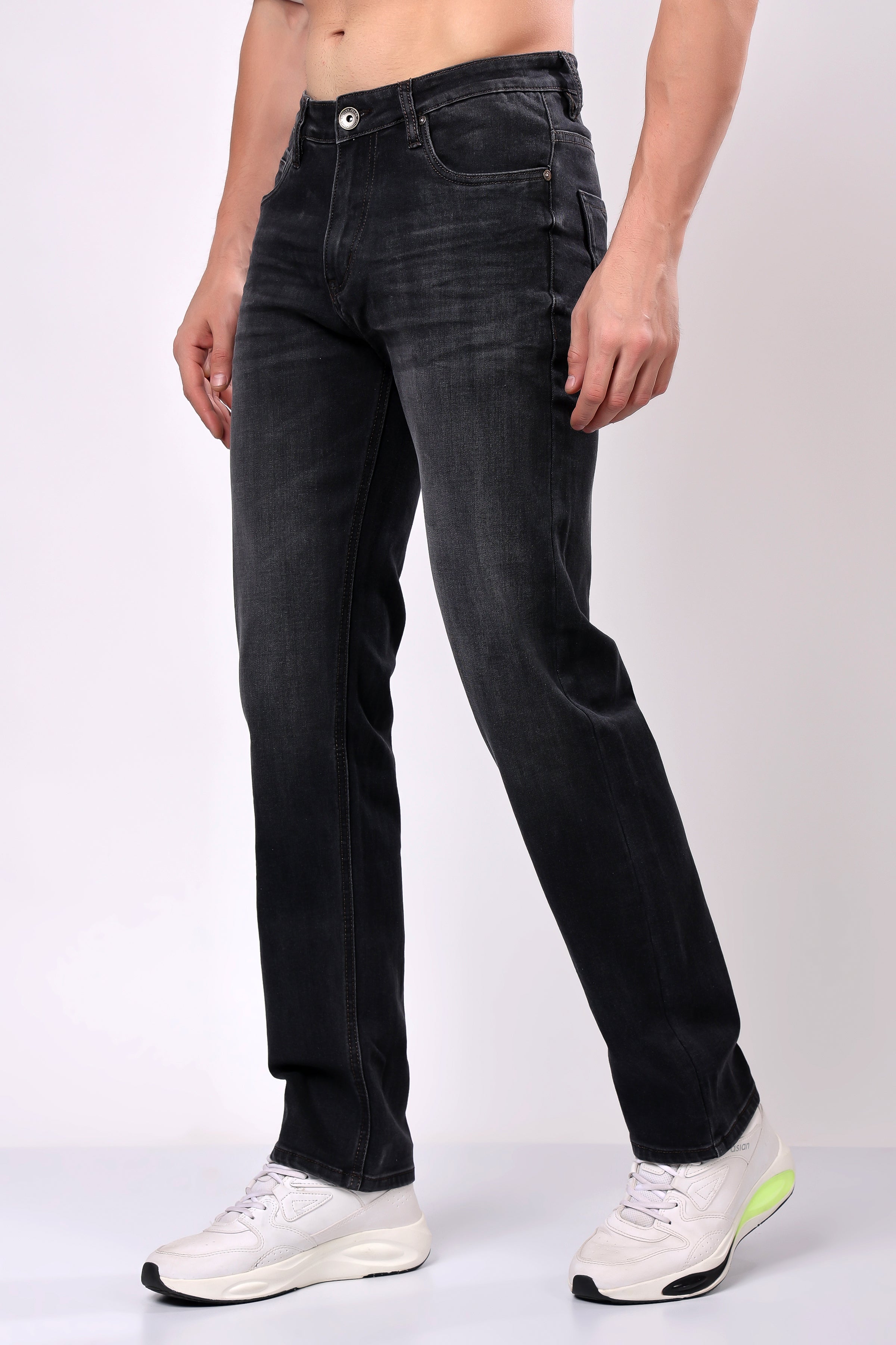 Stylox Comfort Fit Denim Jeans for Men | Grey |