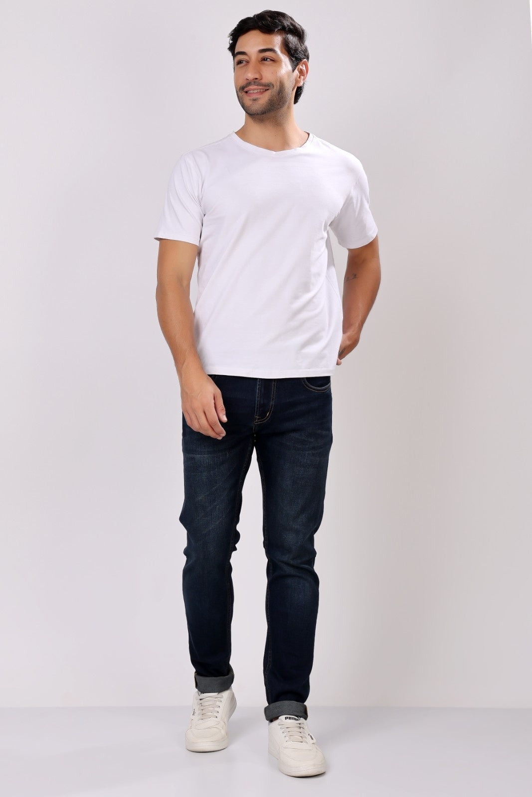 Stylox Slim Fit Denim Jeans - Black,