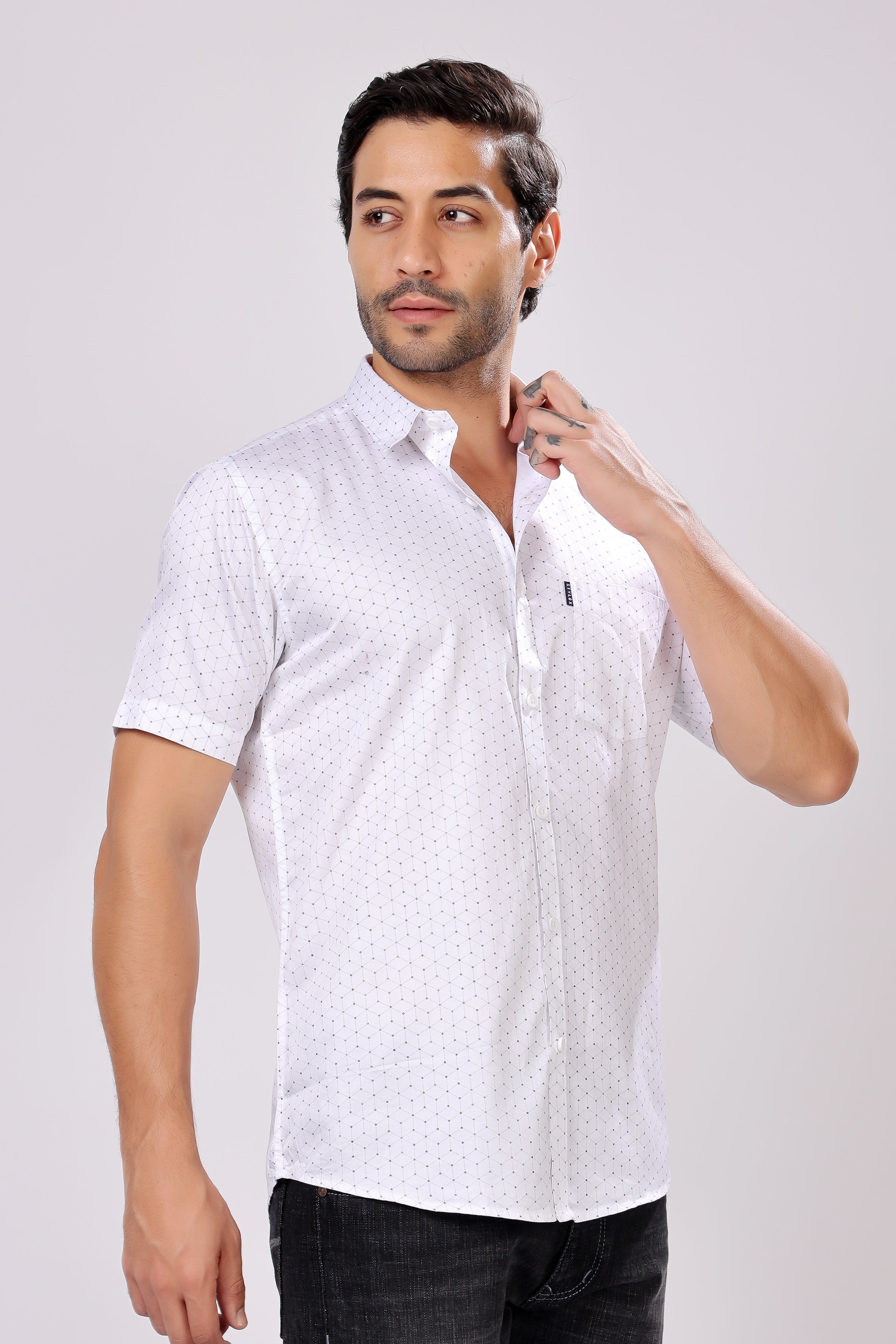 STYLOX HALF SLEEV PRINTED SHIRT