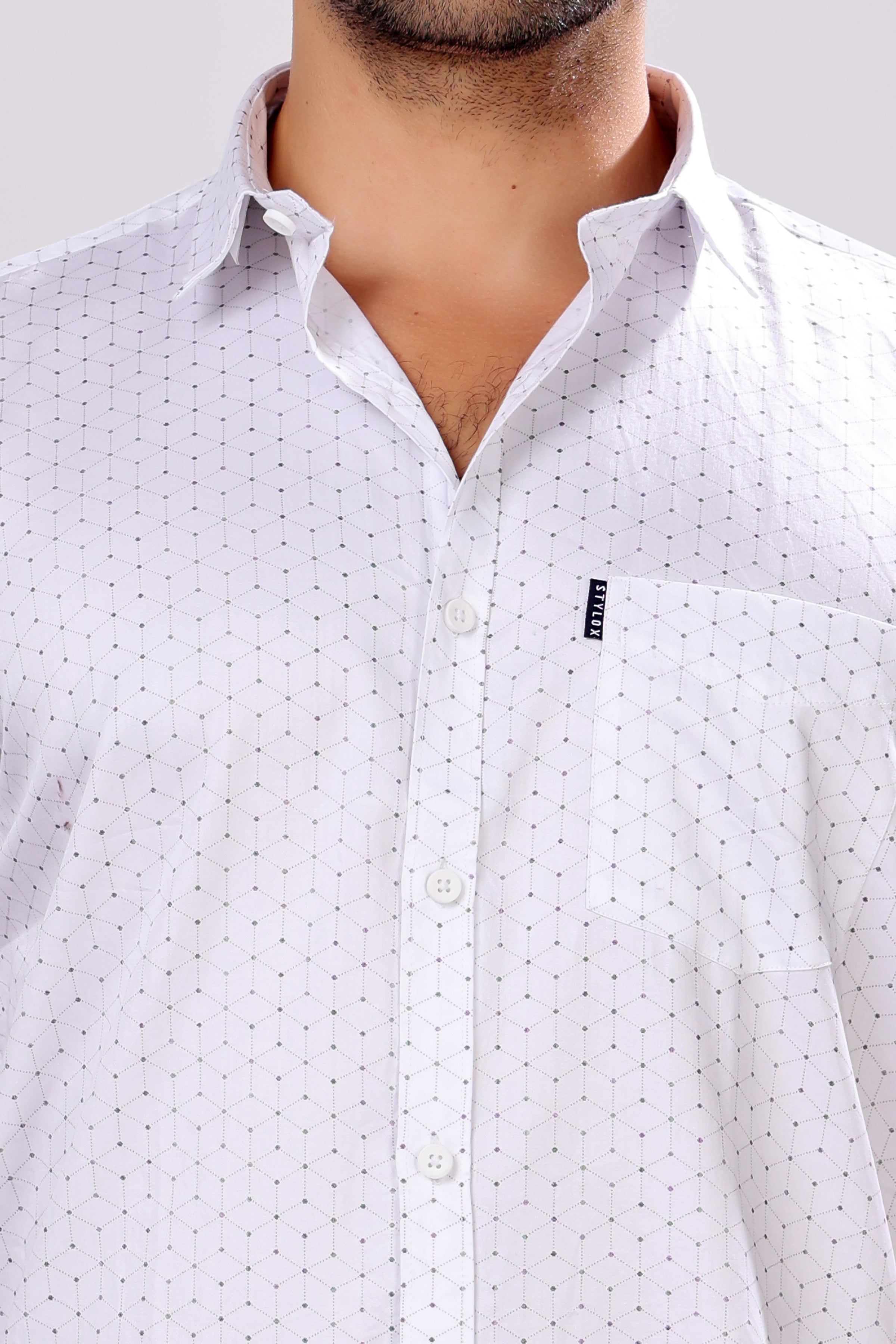 STYLOX HALF SLEEV PRINTED SHIRT